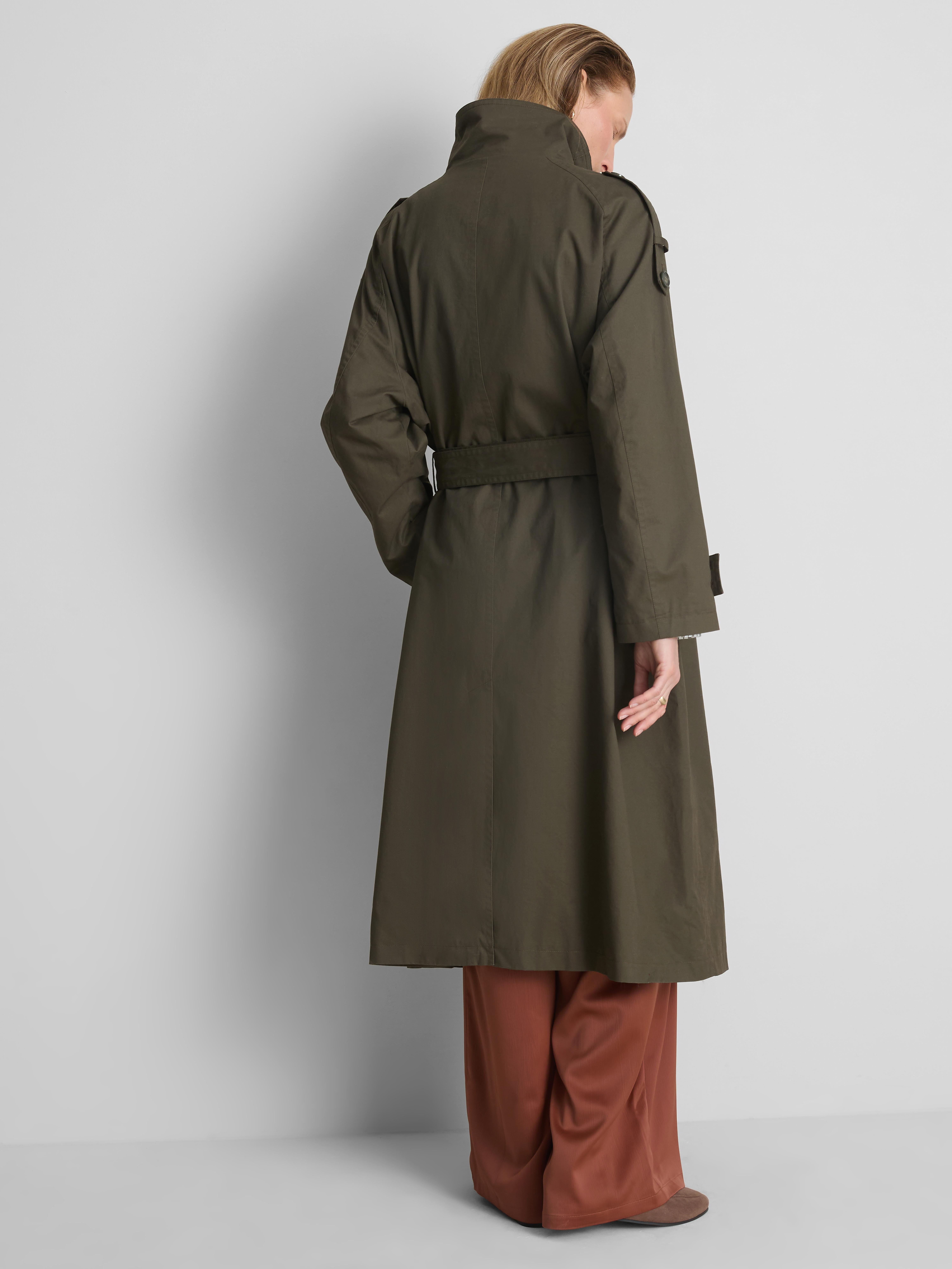 Heavyweight Woven Longline Rain Jacket