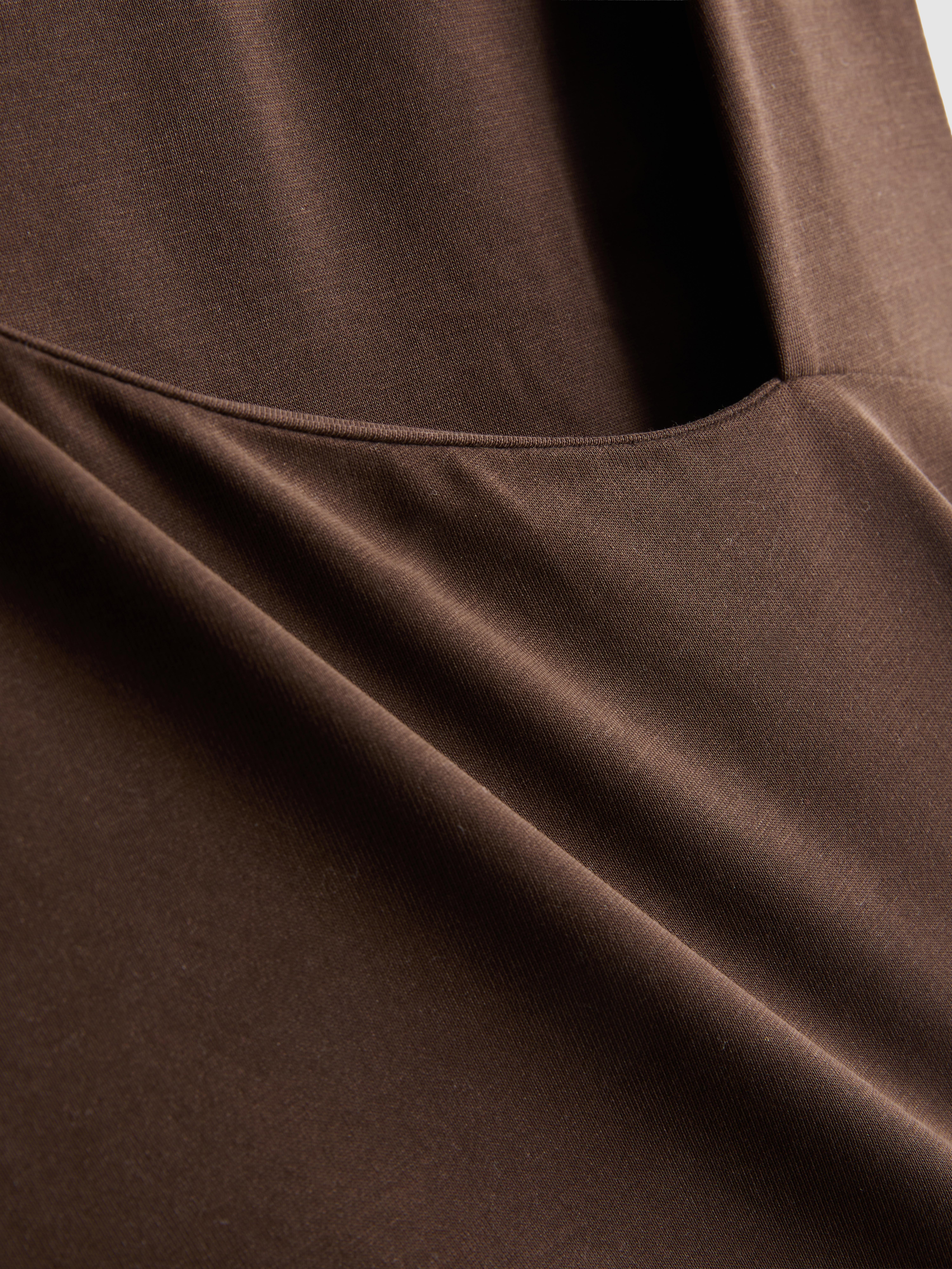Ruched Side Asymmetric Vest Top