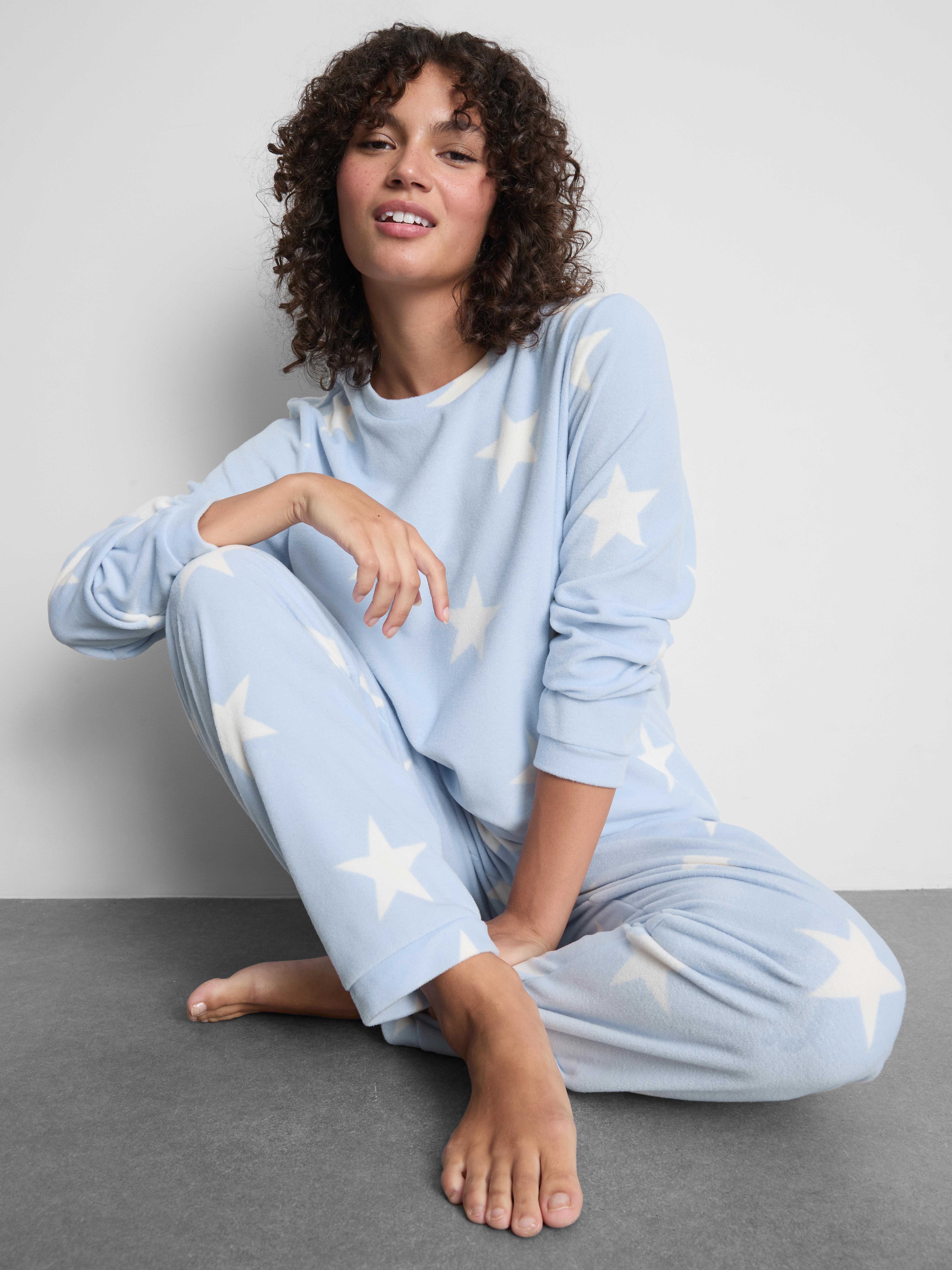 Graphic Microfleece Pajamas