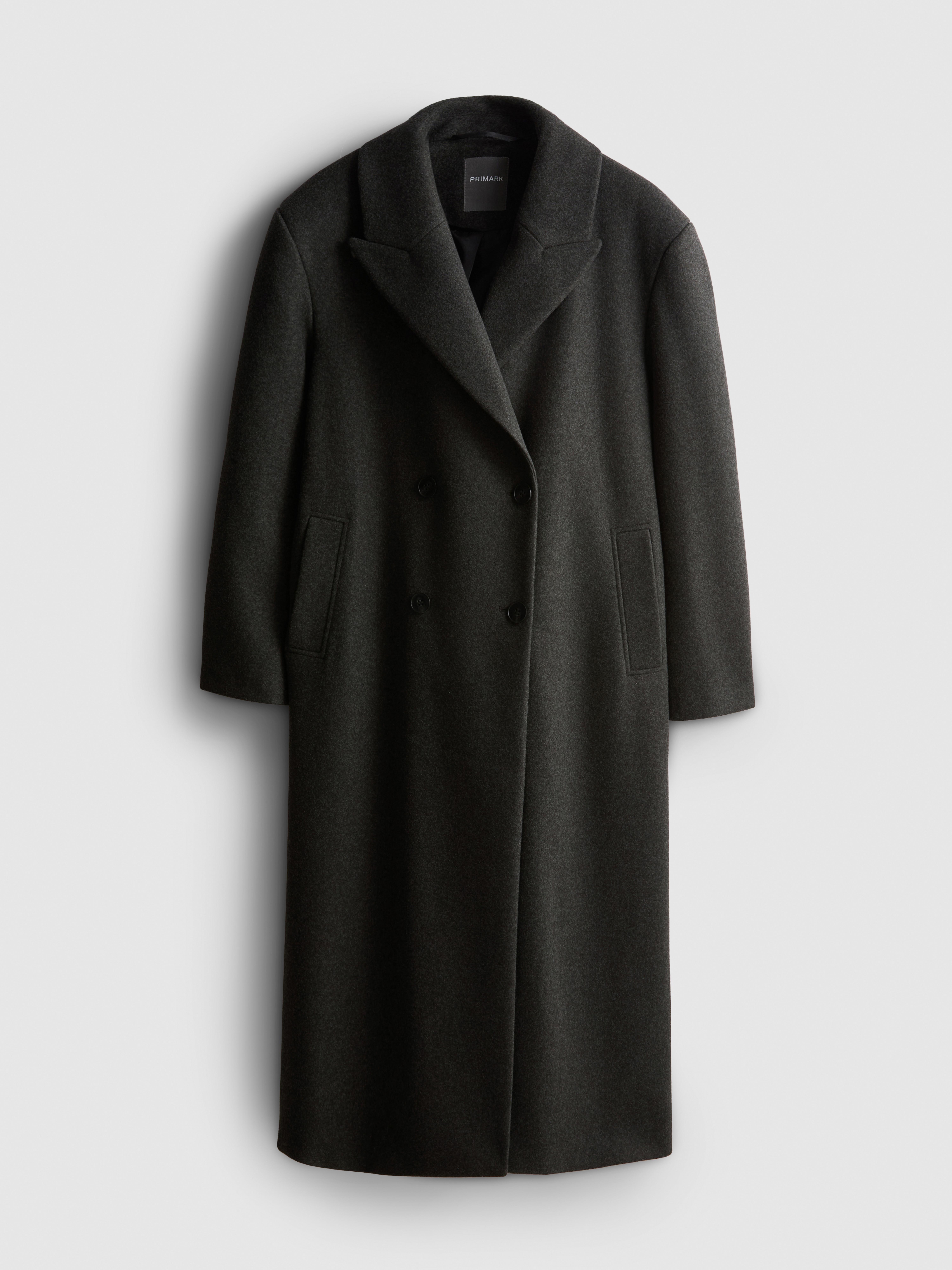 Double-Breasted Longline Coat