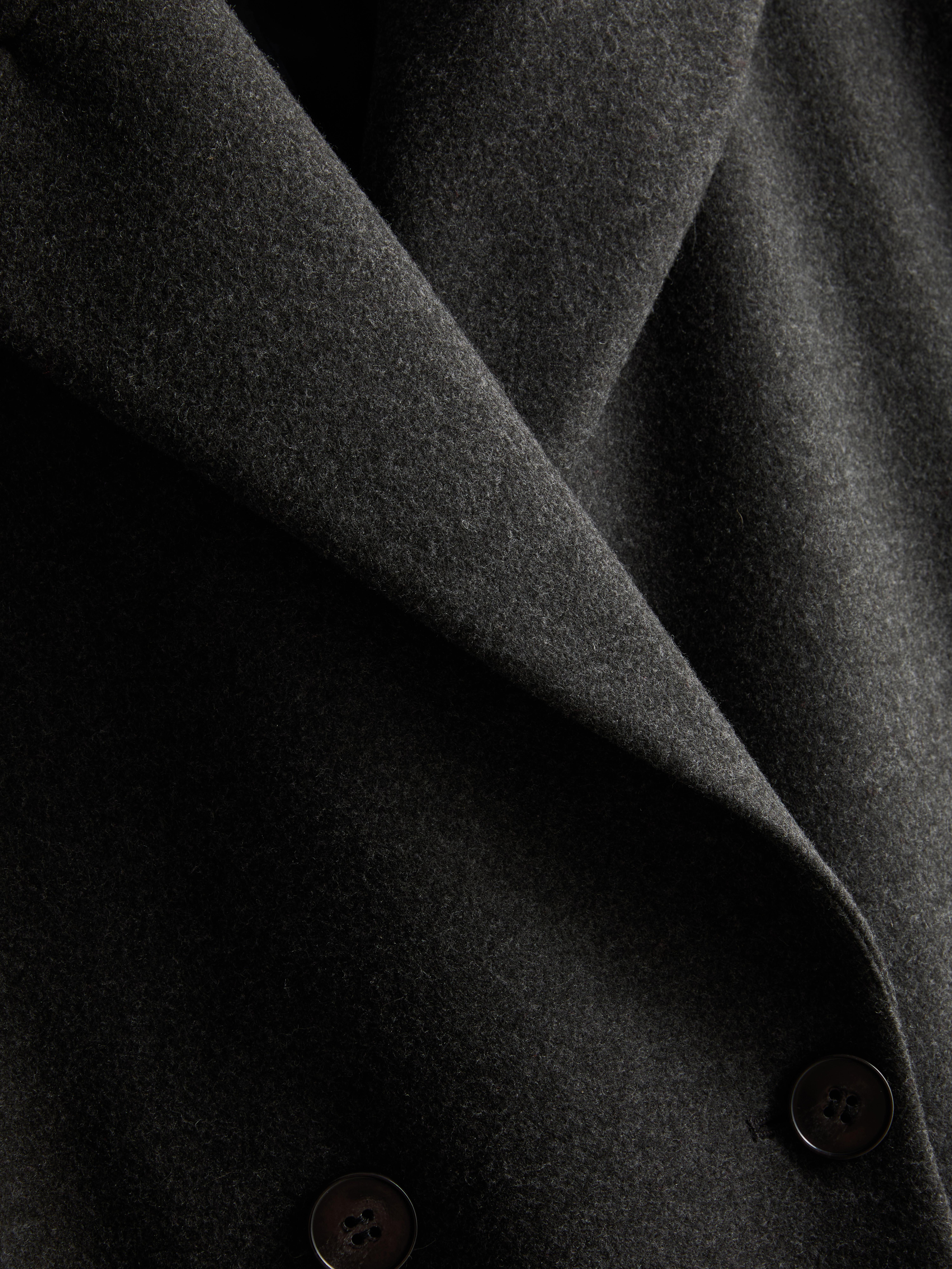 Double-Breasted Longline Coat