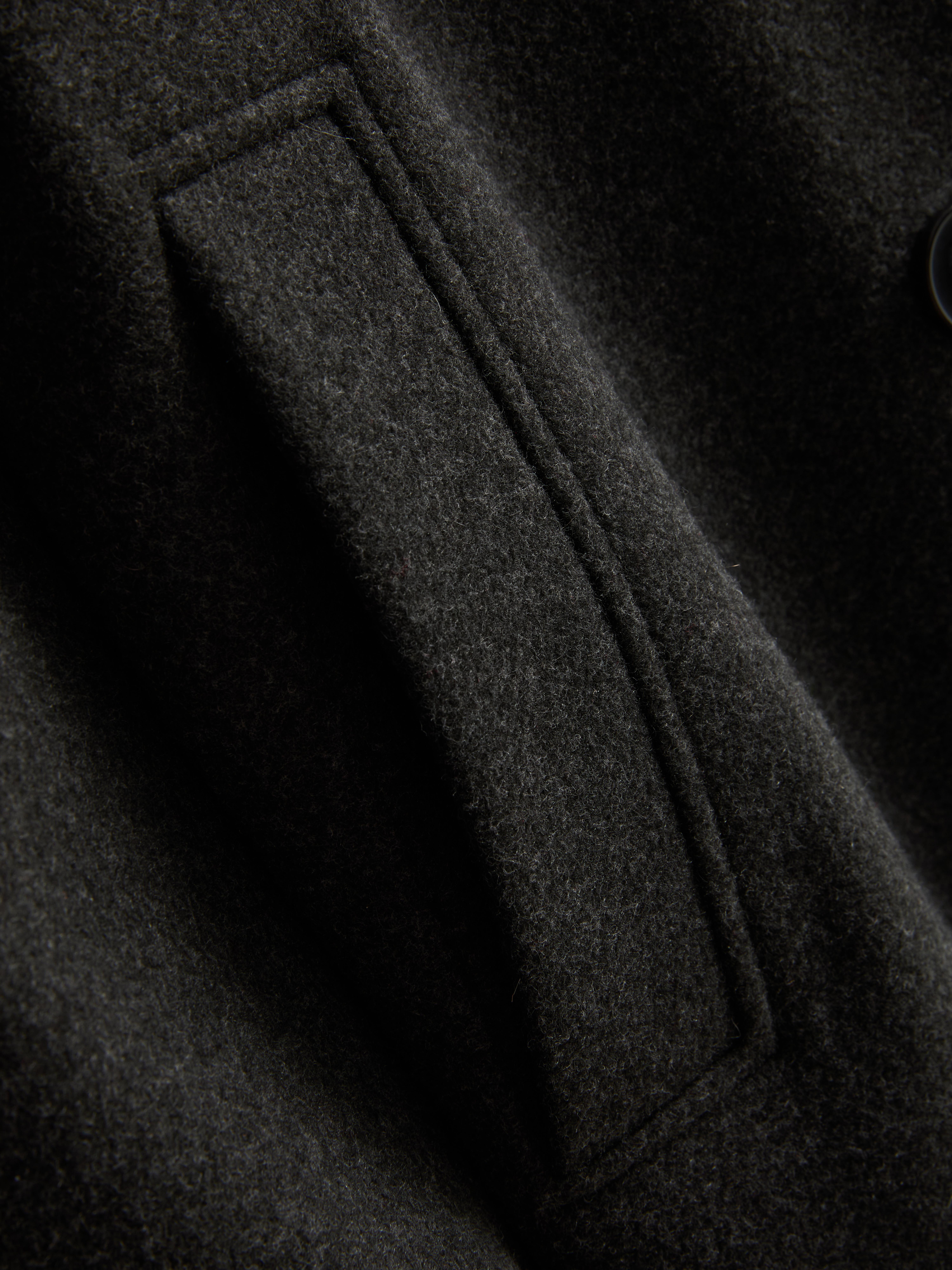 Double-Breasted Longline Coat
