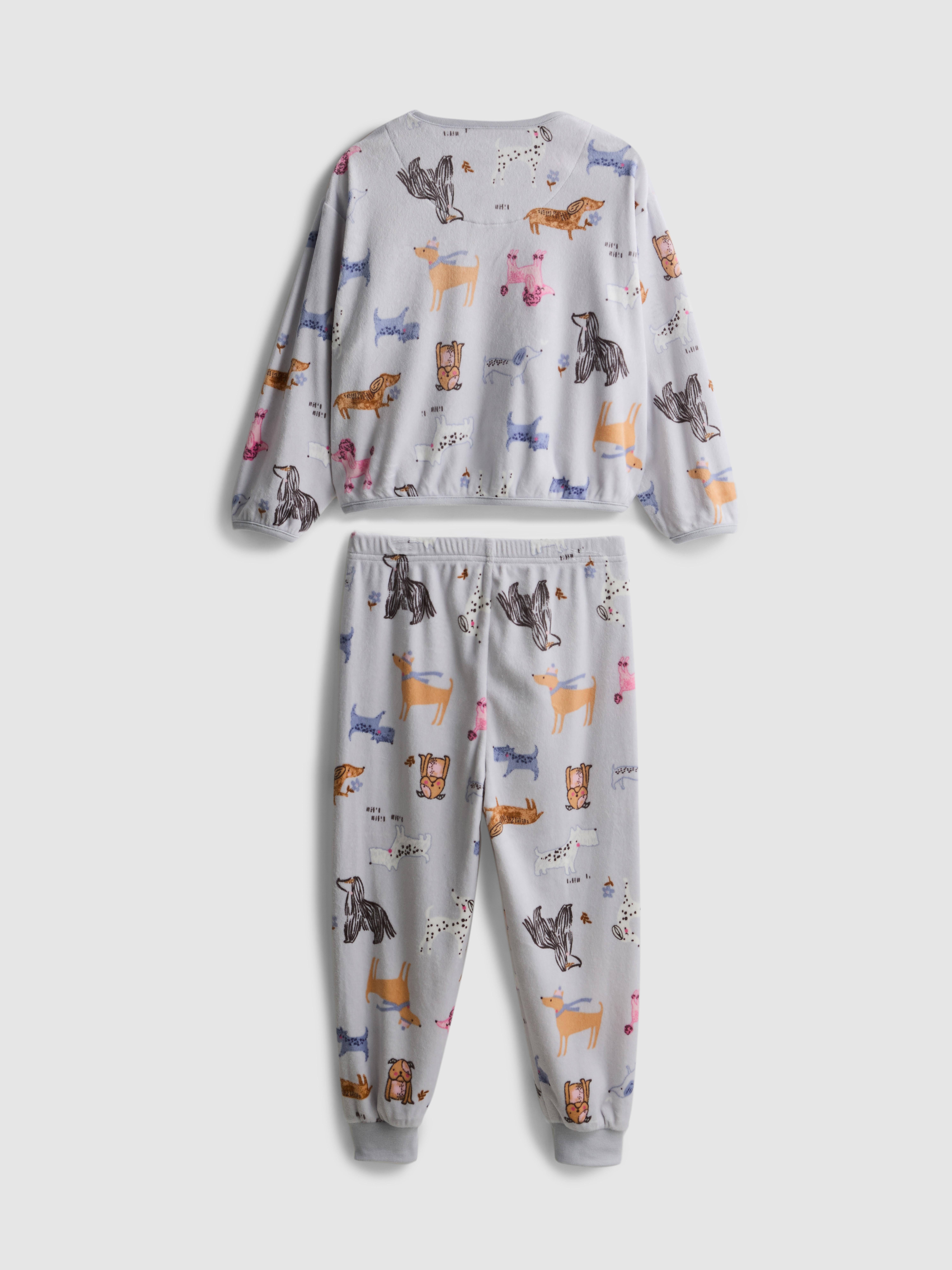 1-9yrs | Dog Graphic Cosy Pyjamas