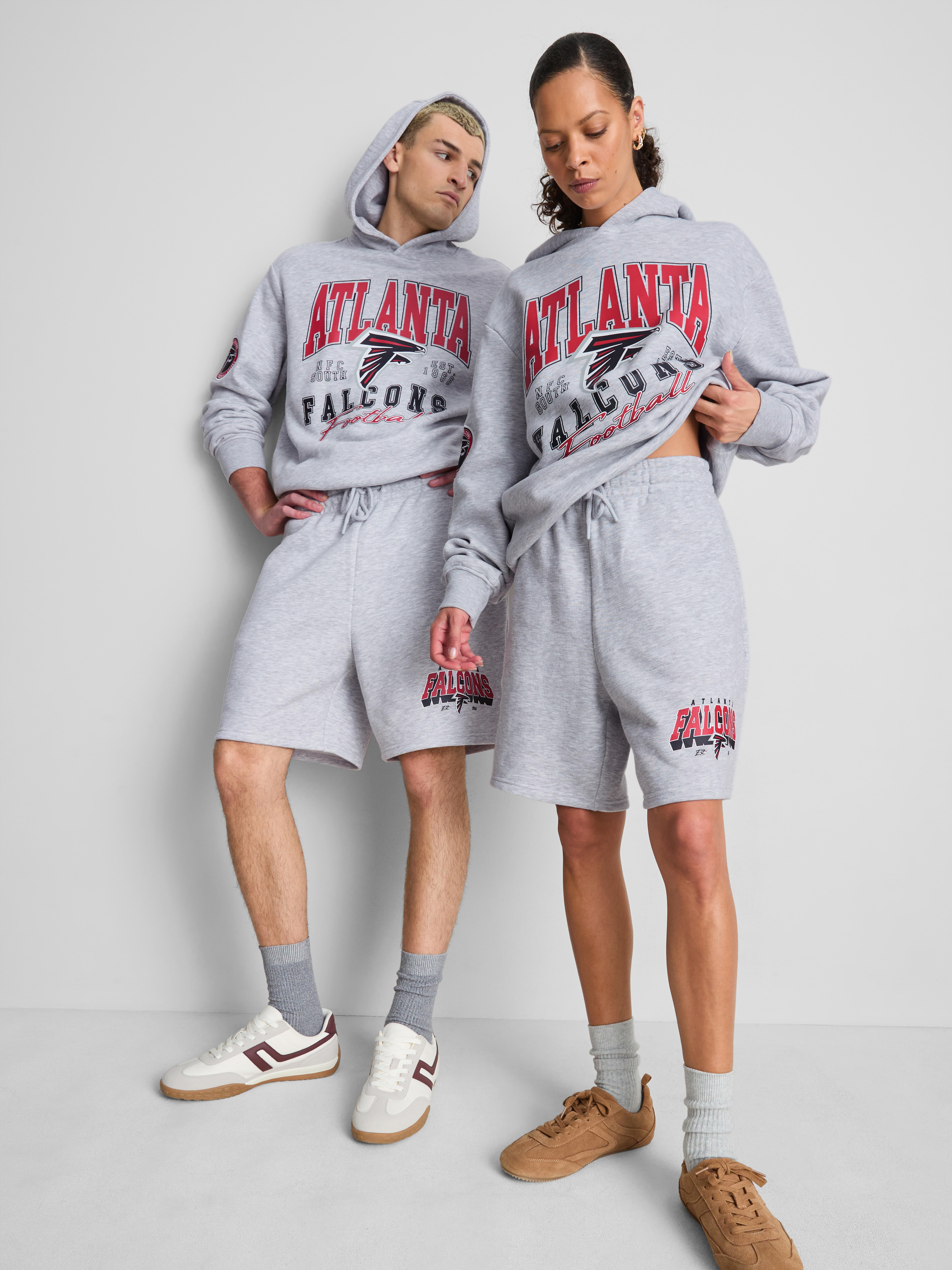 Men's;Women's;Unisex Gray Heather NFL Atlanta Falcons Graphic
