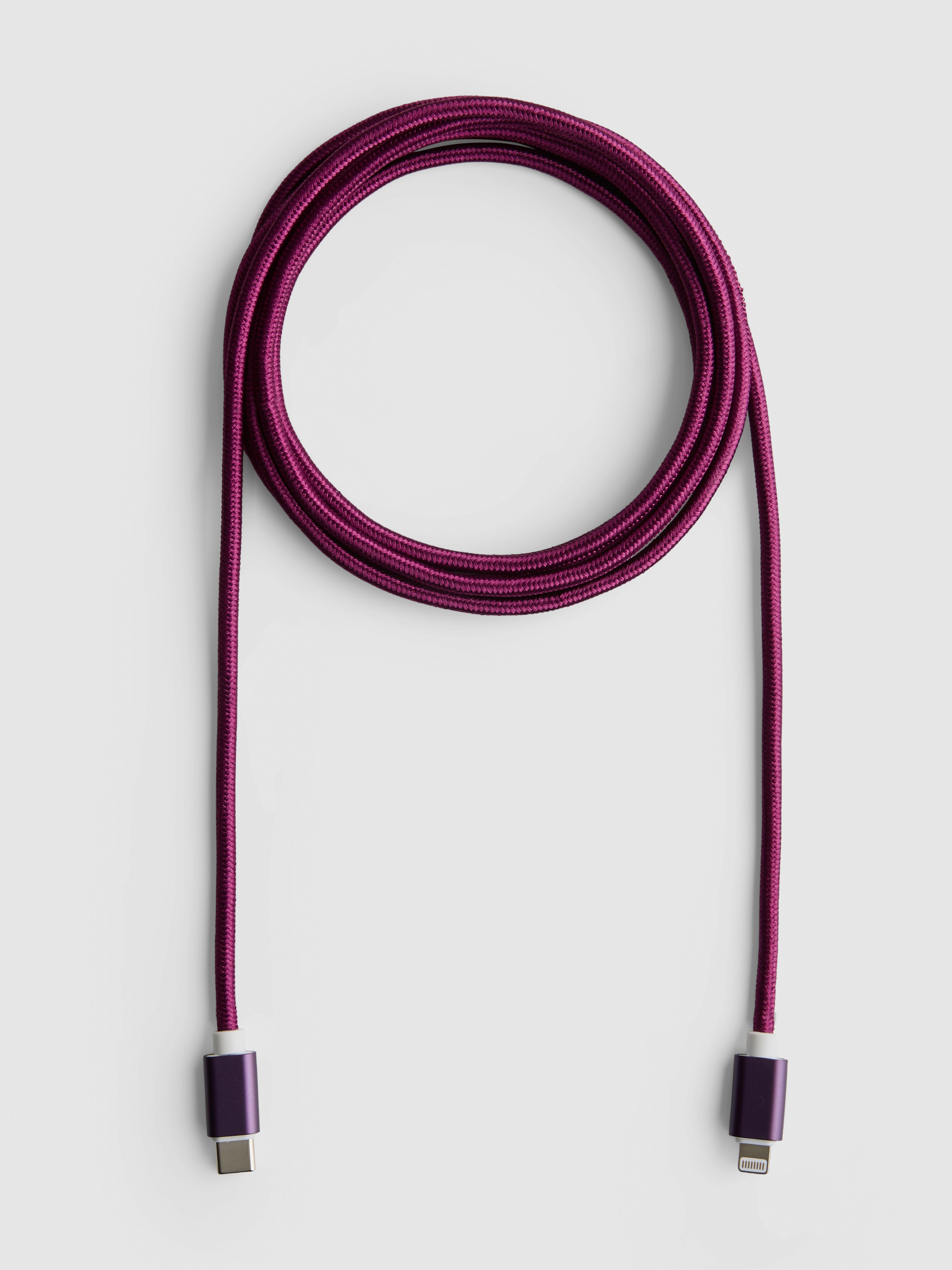 2m Braided USB-C To Lightning Cable