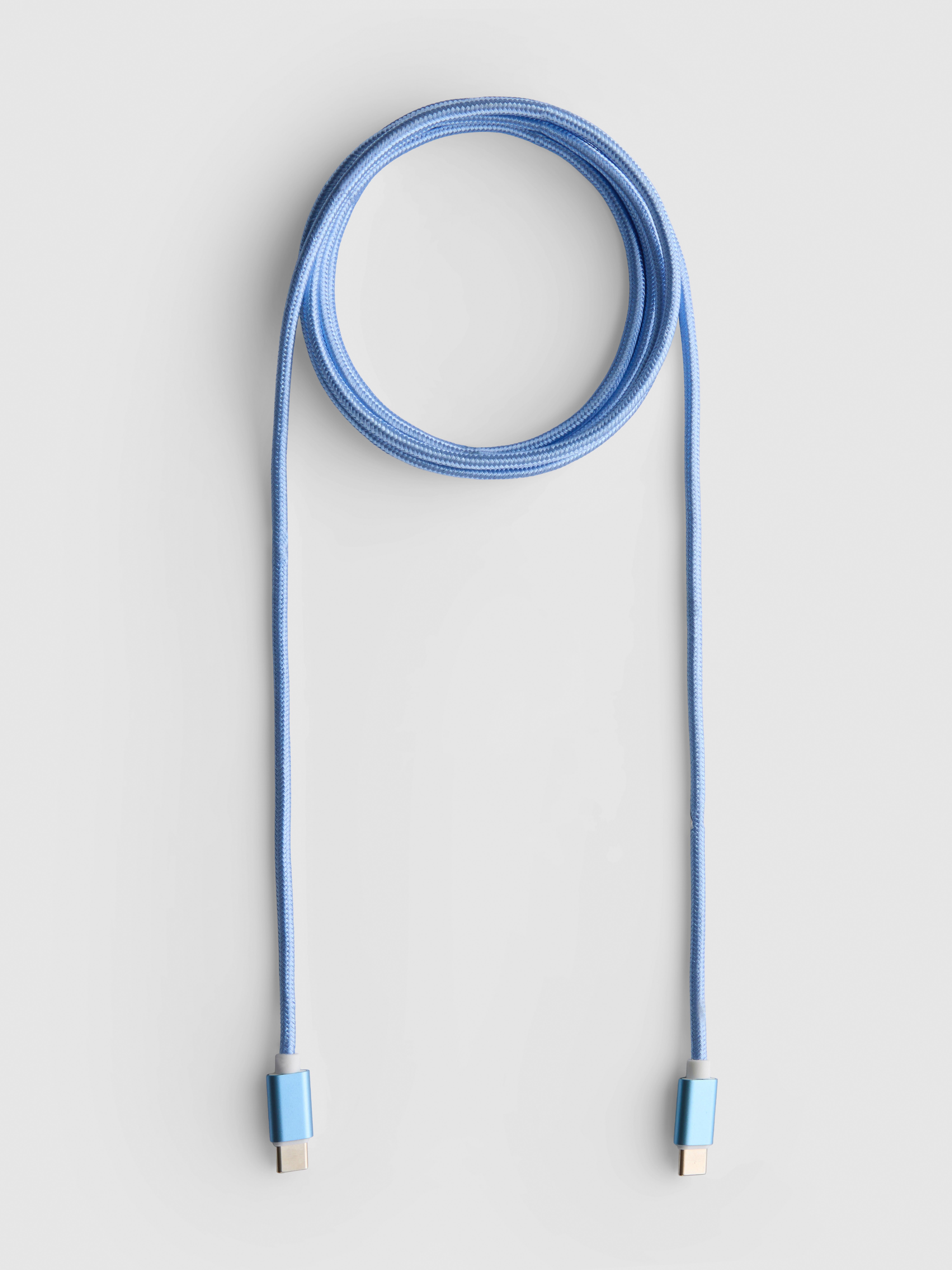 Gevlochten kabel USB-C naar USB-C, 2 m
