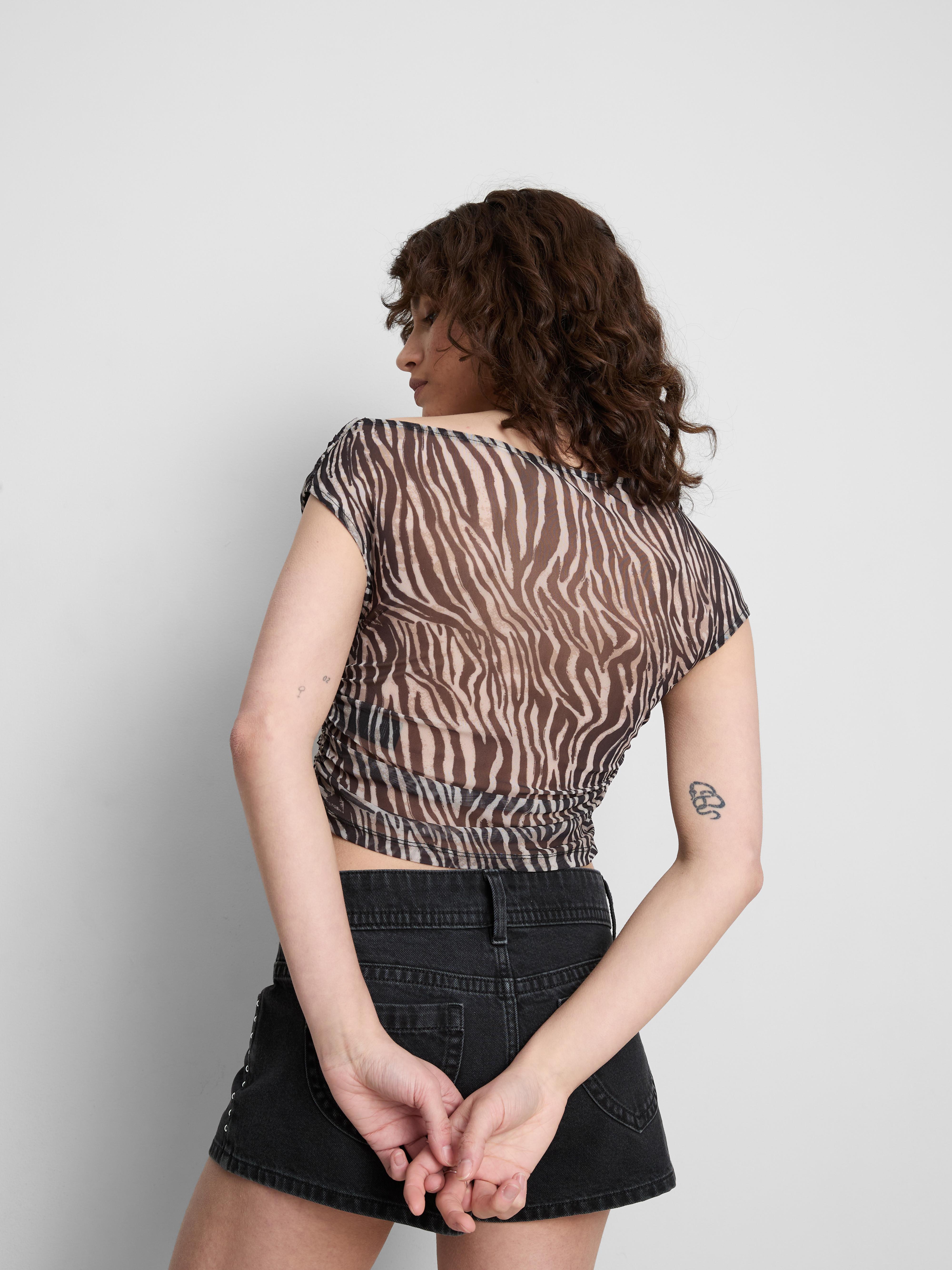 The Primark Scene | Cropped Off-Shoulder Sheer Top
