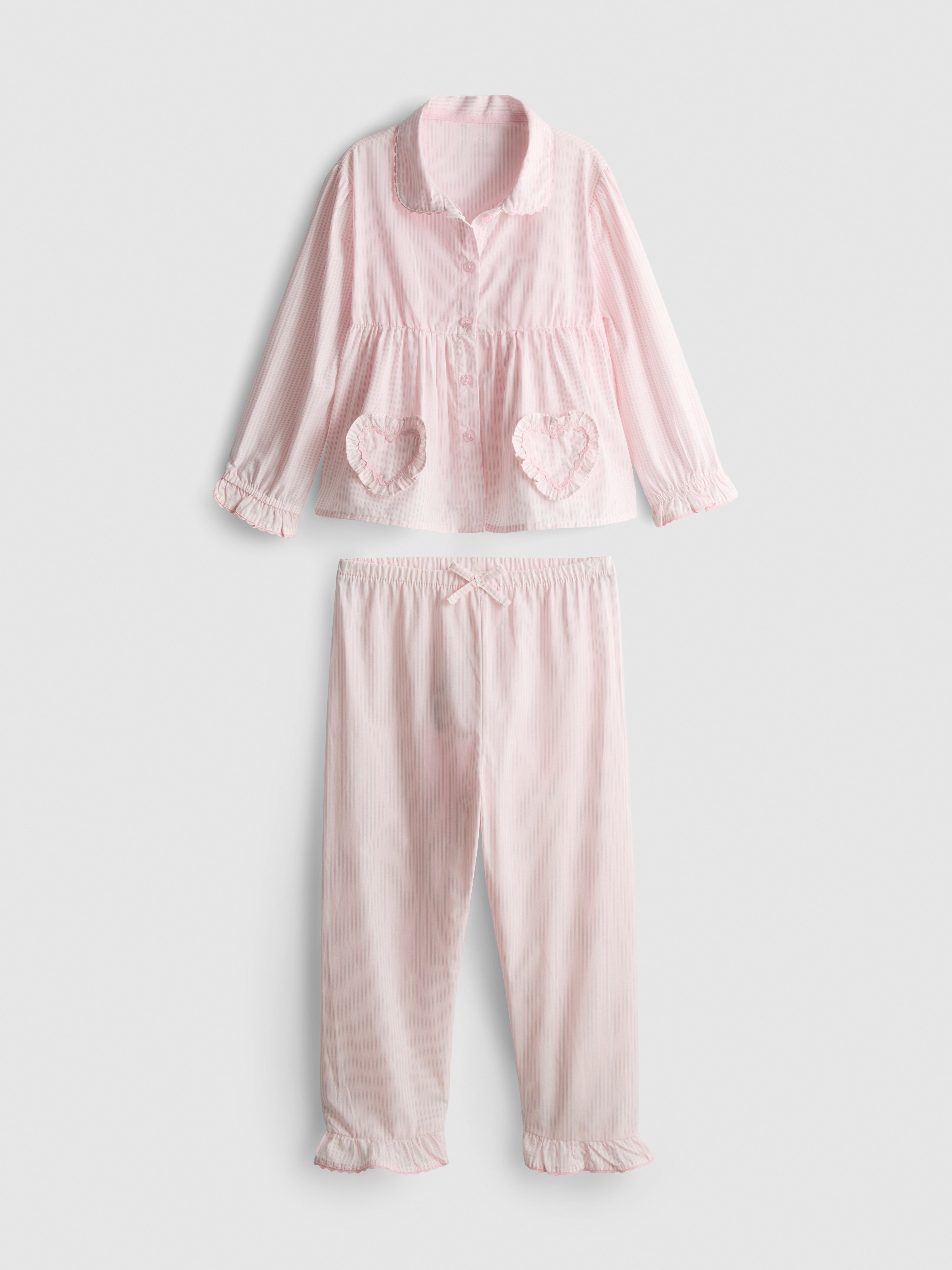 1–12 ans | Pyjama chemise en pur coton