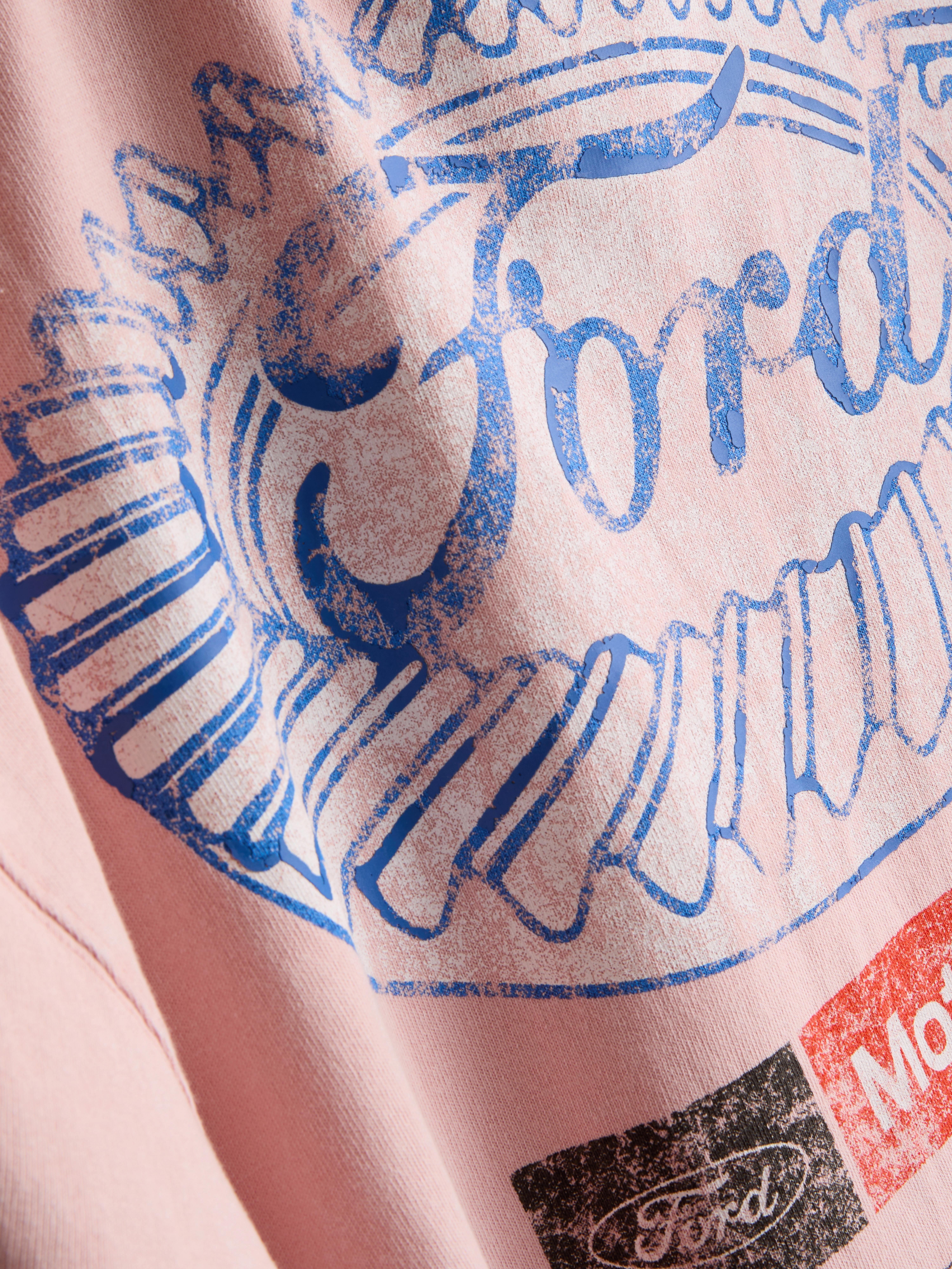 T-Shirt aus reiner Baumwolle mit „Ford“ Aufnäher