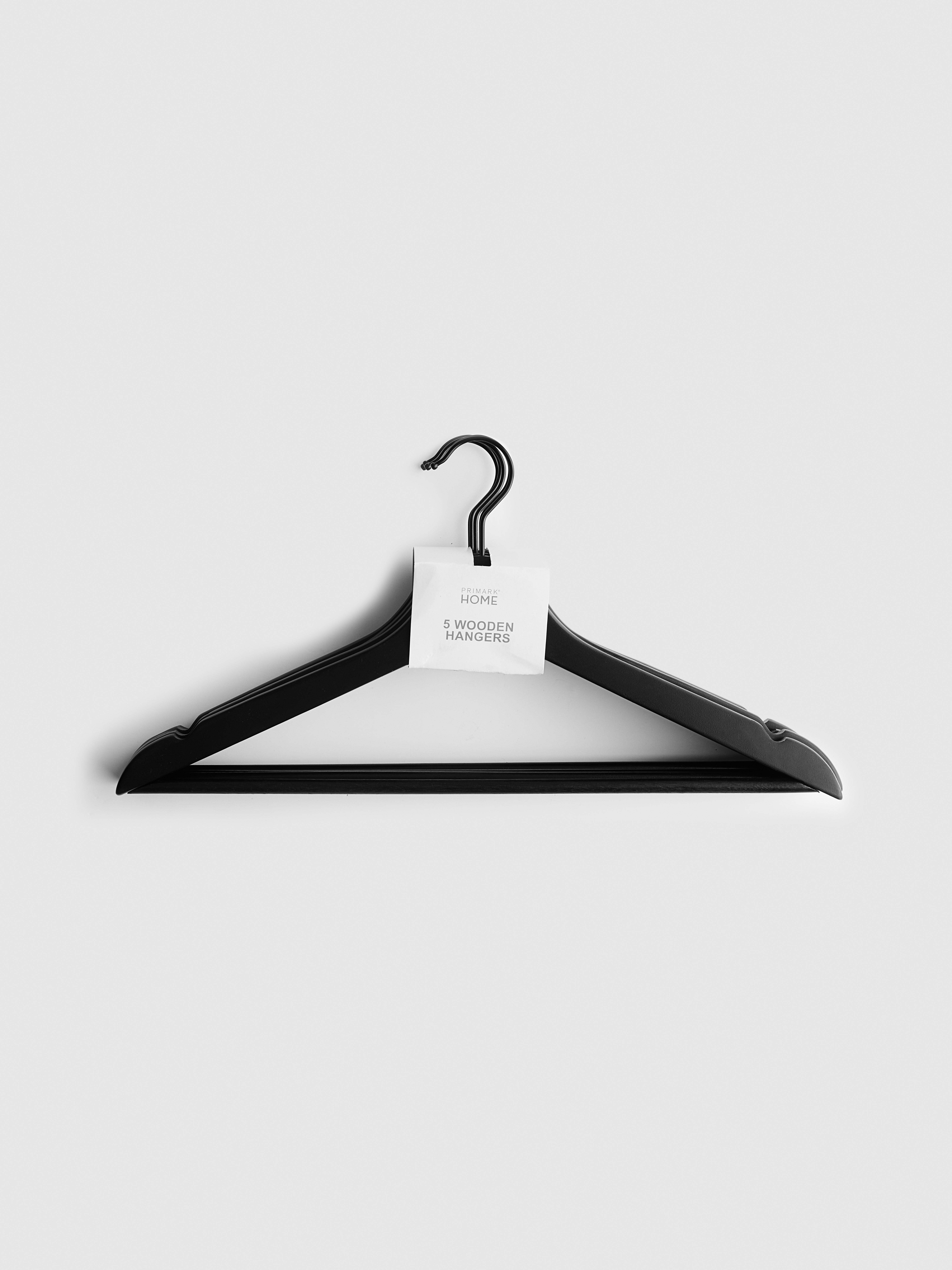 Lot de 5 cintres en bois pour vêtements