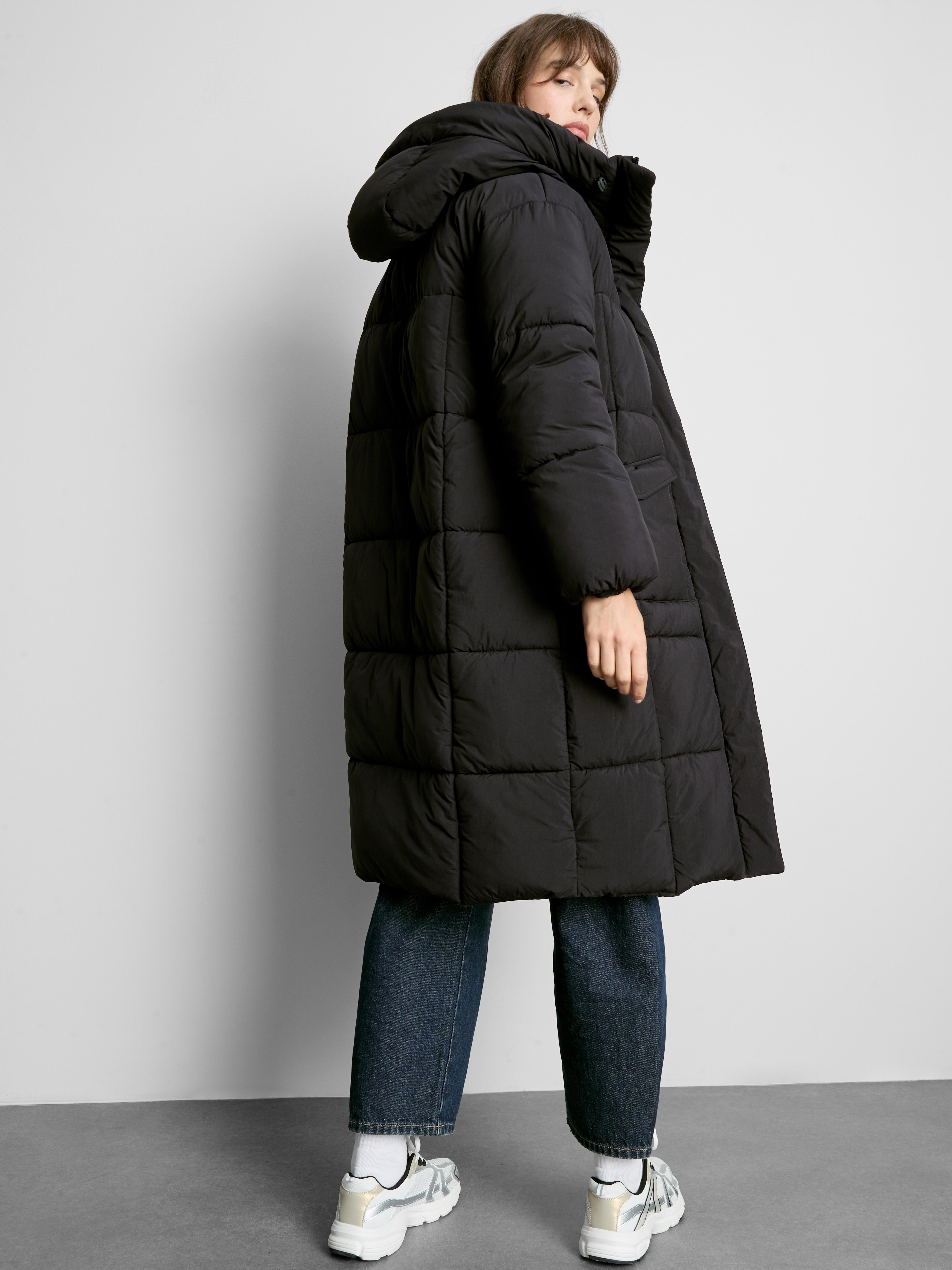 Longline Hooded Puffer Jacket