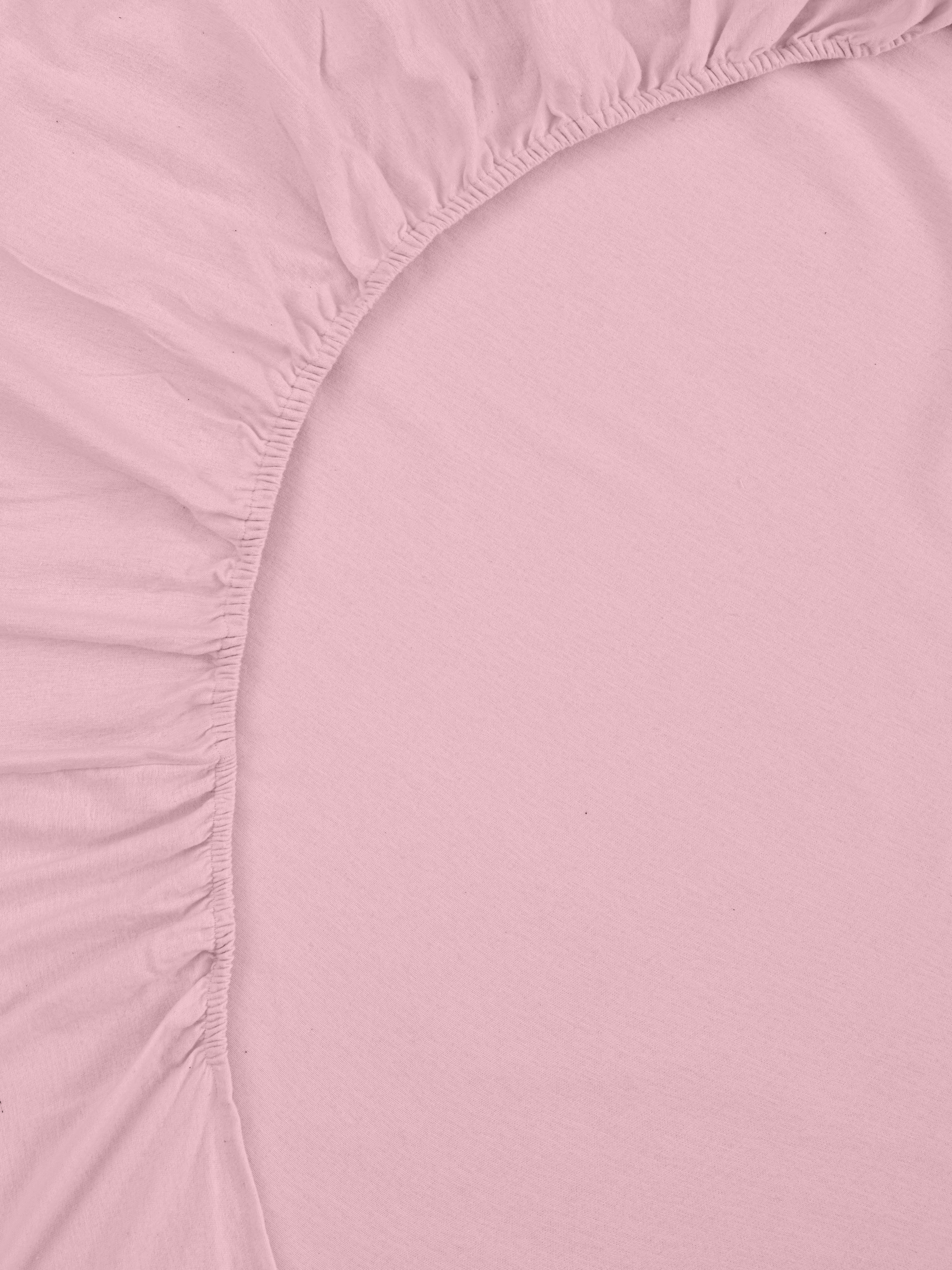 Spannbettlaken aus aufgerauter Baumwolle, Einzelbett