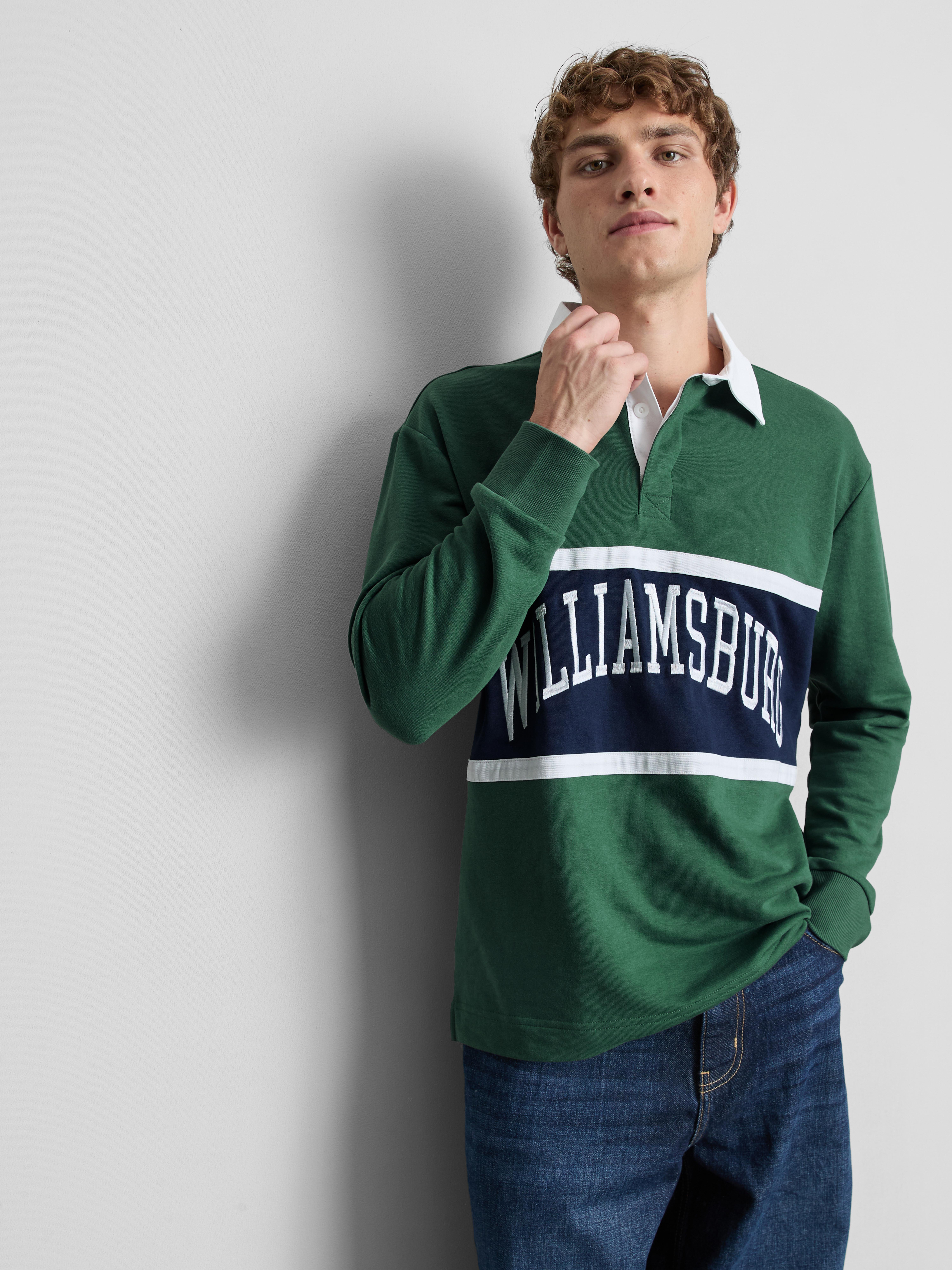 Cotton Blend Williamsburg Rugby Shirt