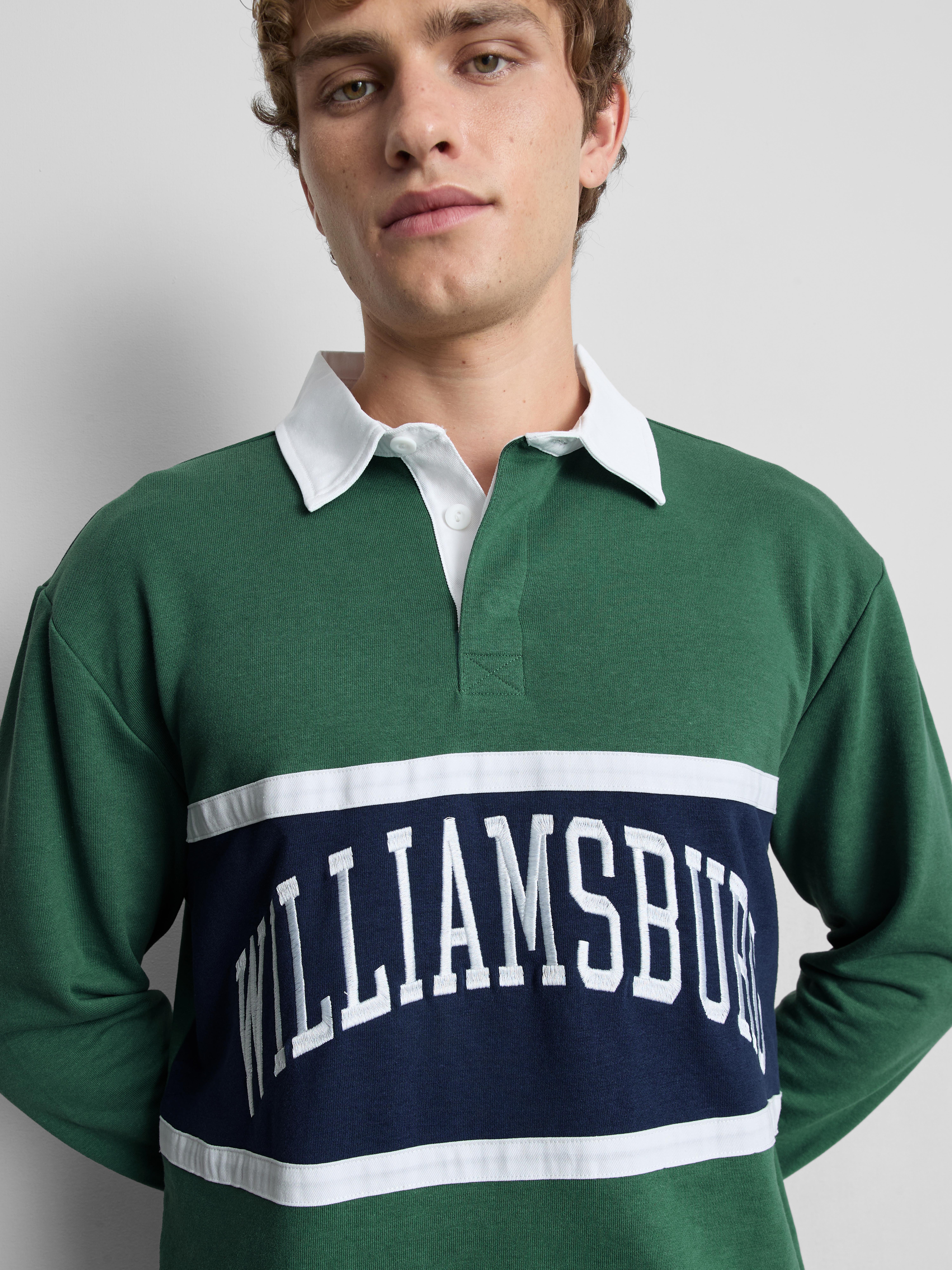 Cotton Blend Williamsburg Rugby Shirt