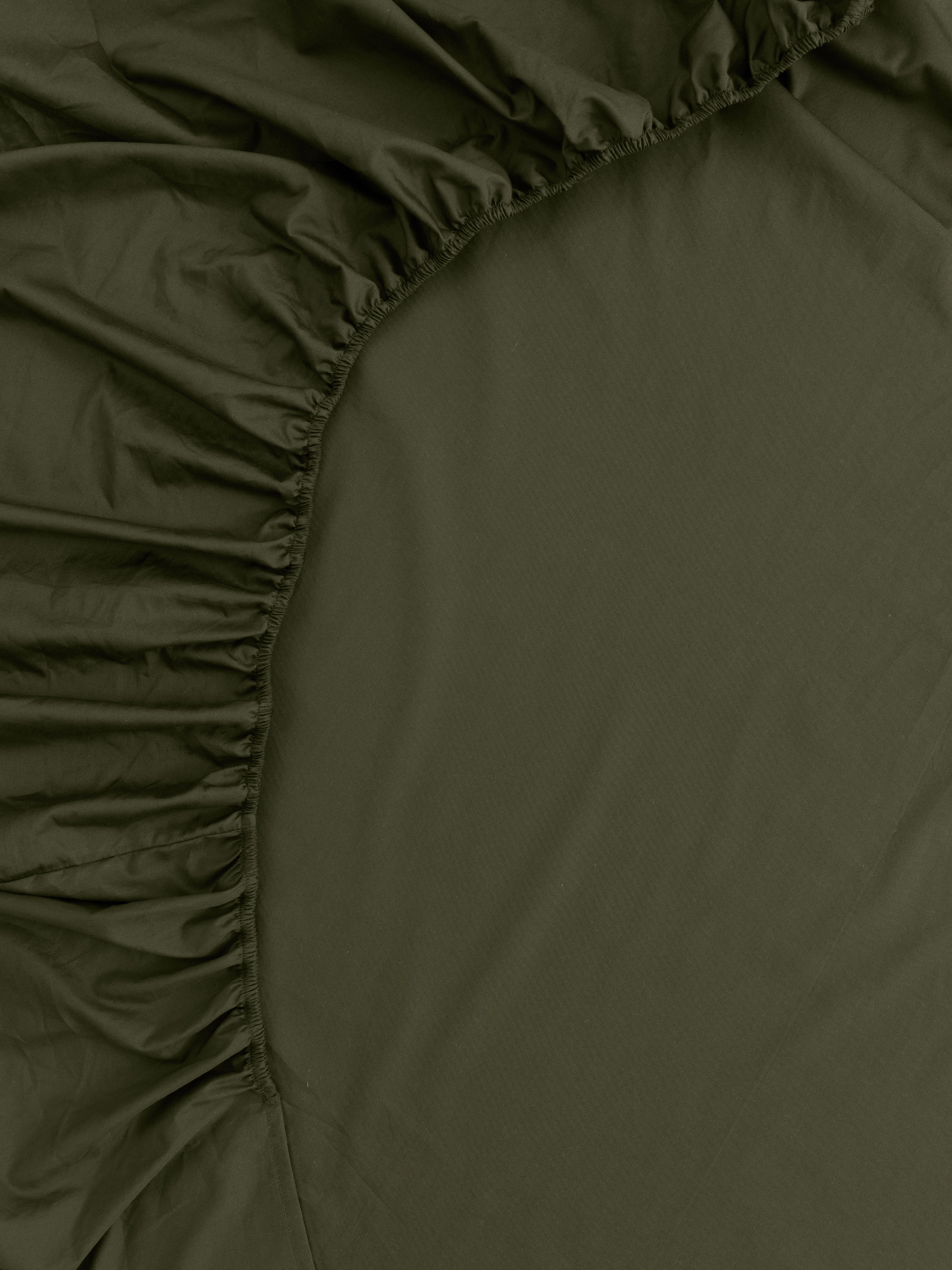 Pure Cotton Percale Single Fitted Sheet