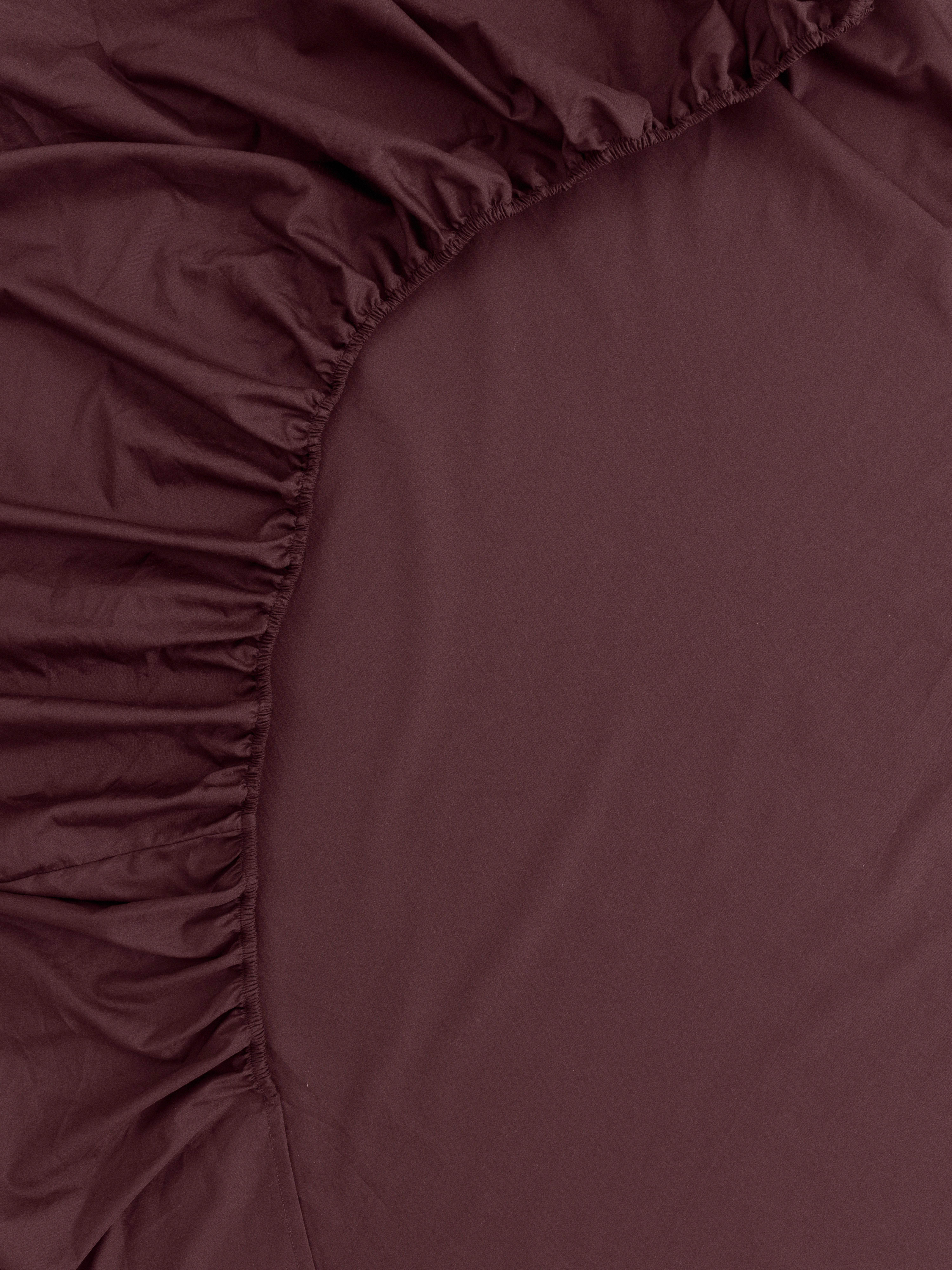 Drap-housse king size en percale de pur coton