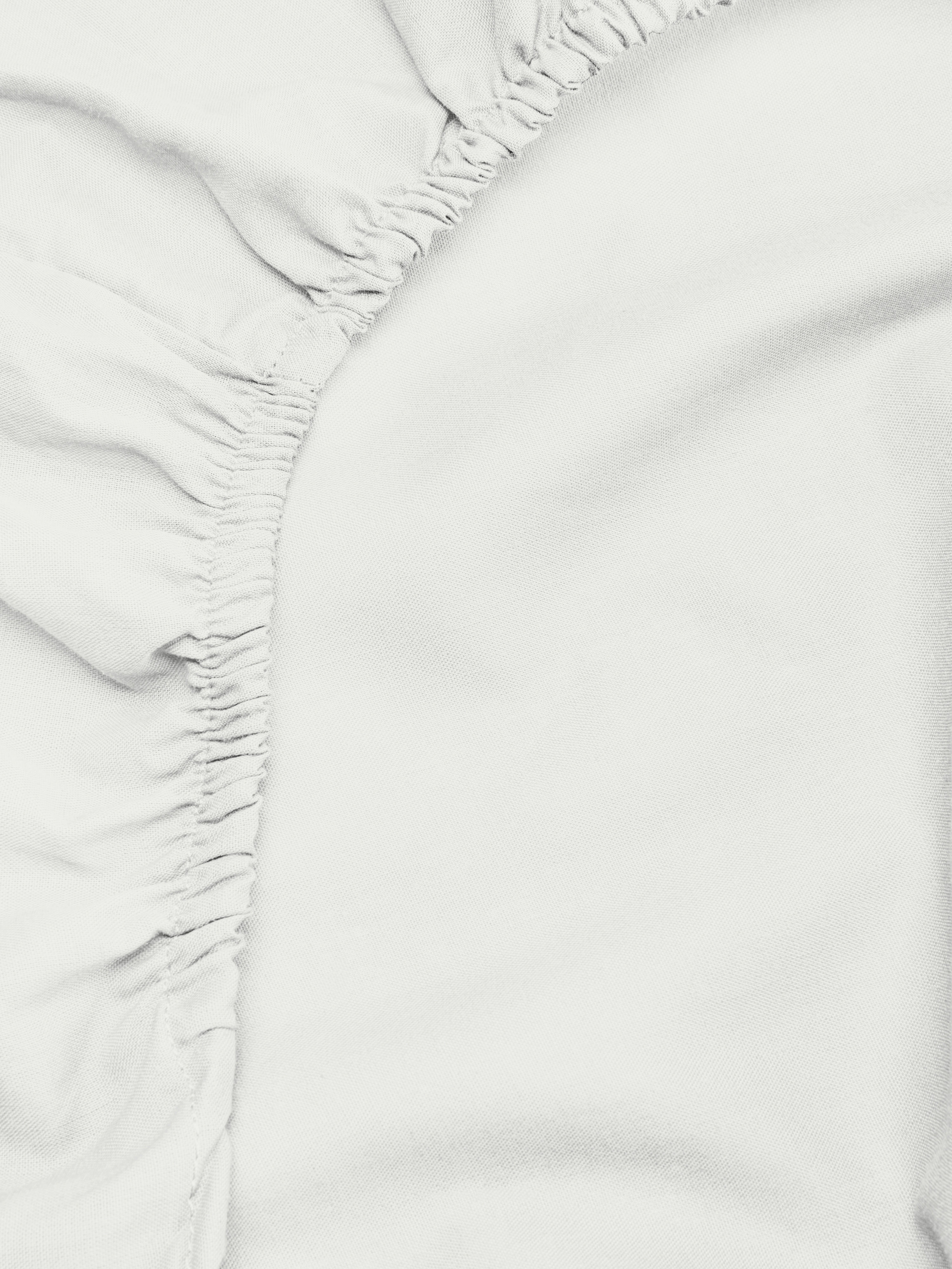 Spannbettlaken aus reinem Baumwollperkal, Einzelbett