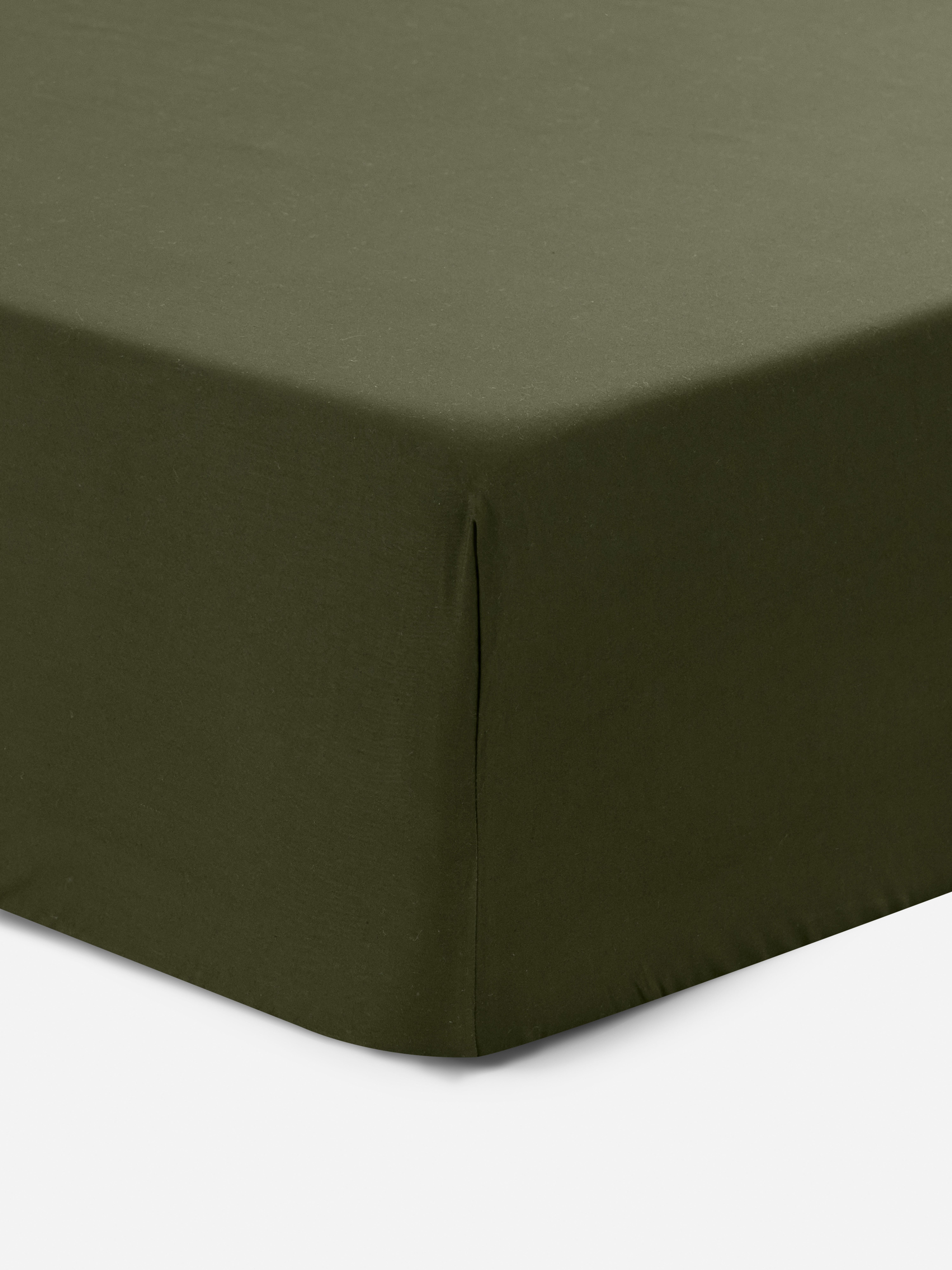 Pure Cotton Percale Double Fitted Sheet