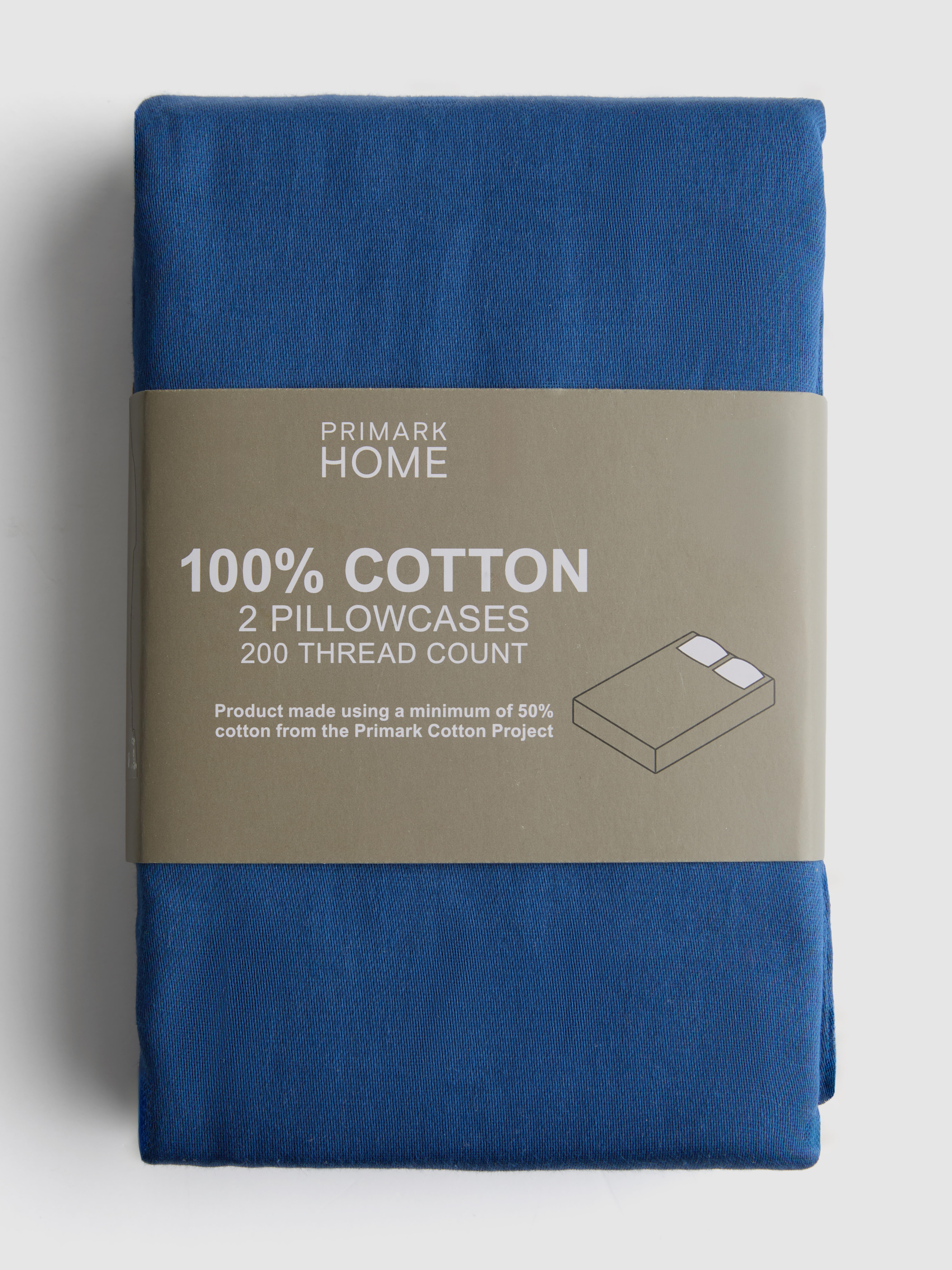 2pk 200 Thread Count Cotton Pillowcases
