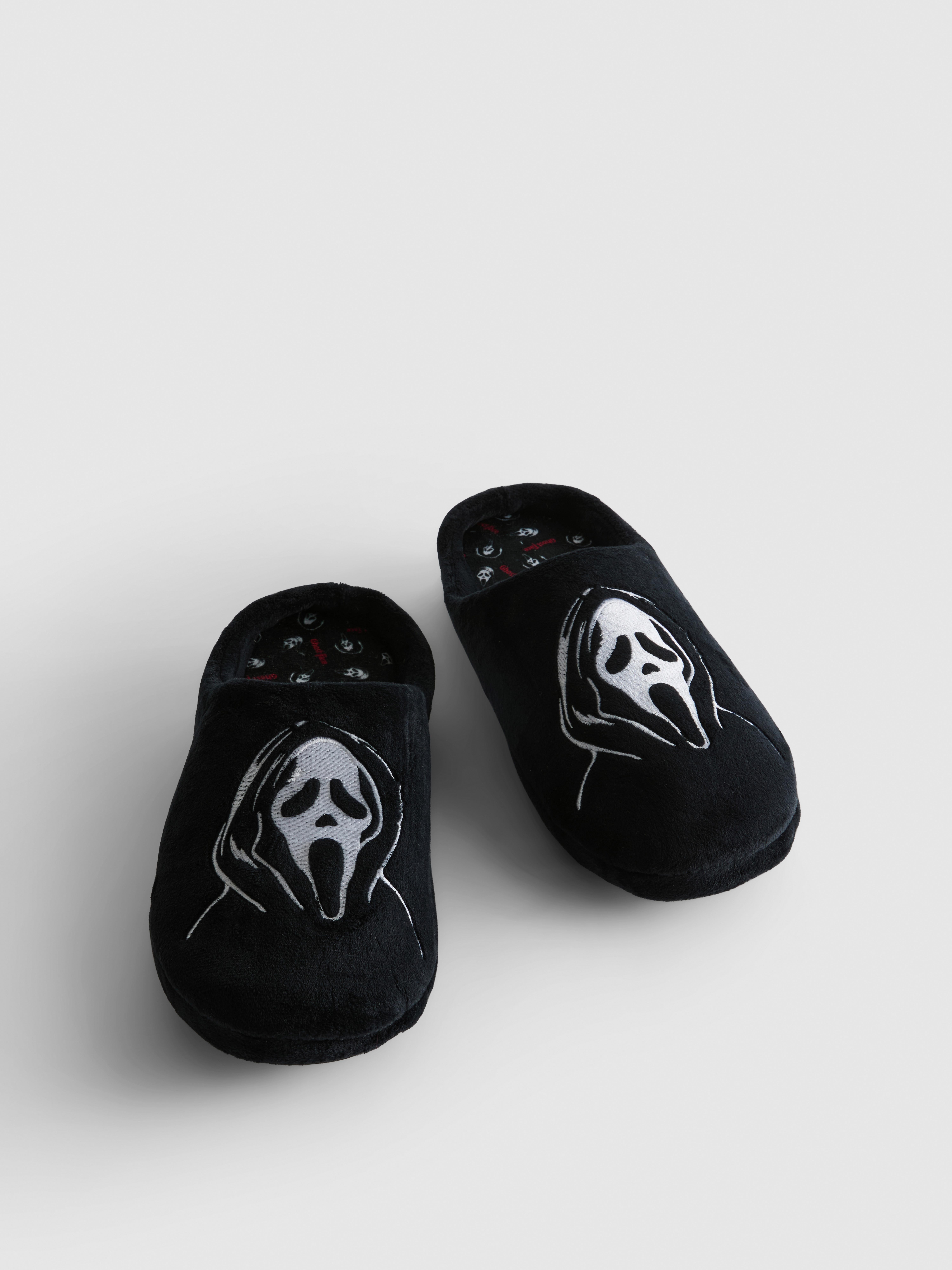 Scream Ghost Face Mule Slippers