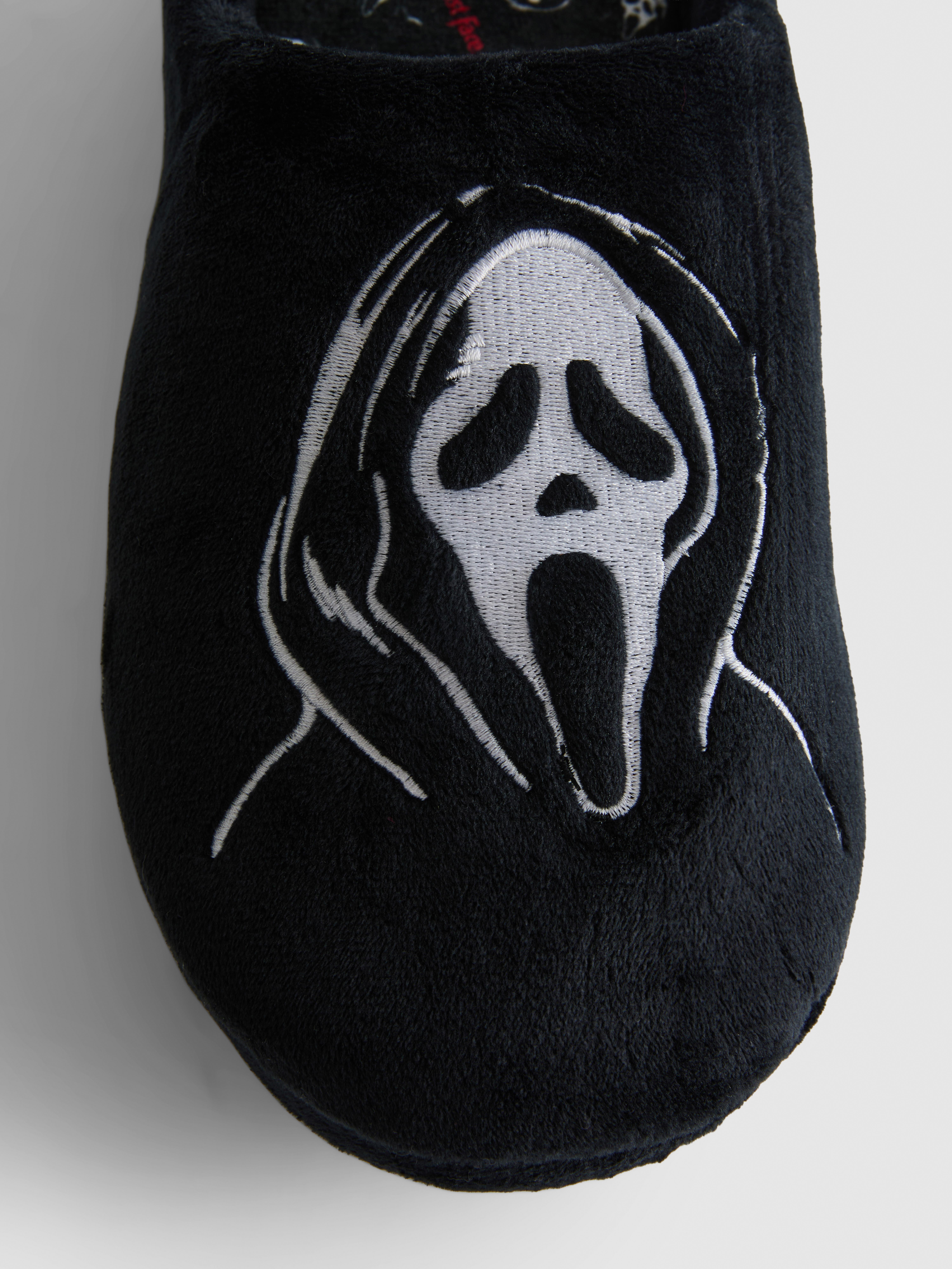 Scream Ghost Face Mule Slippers