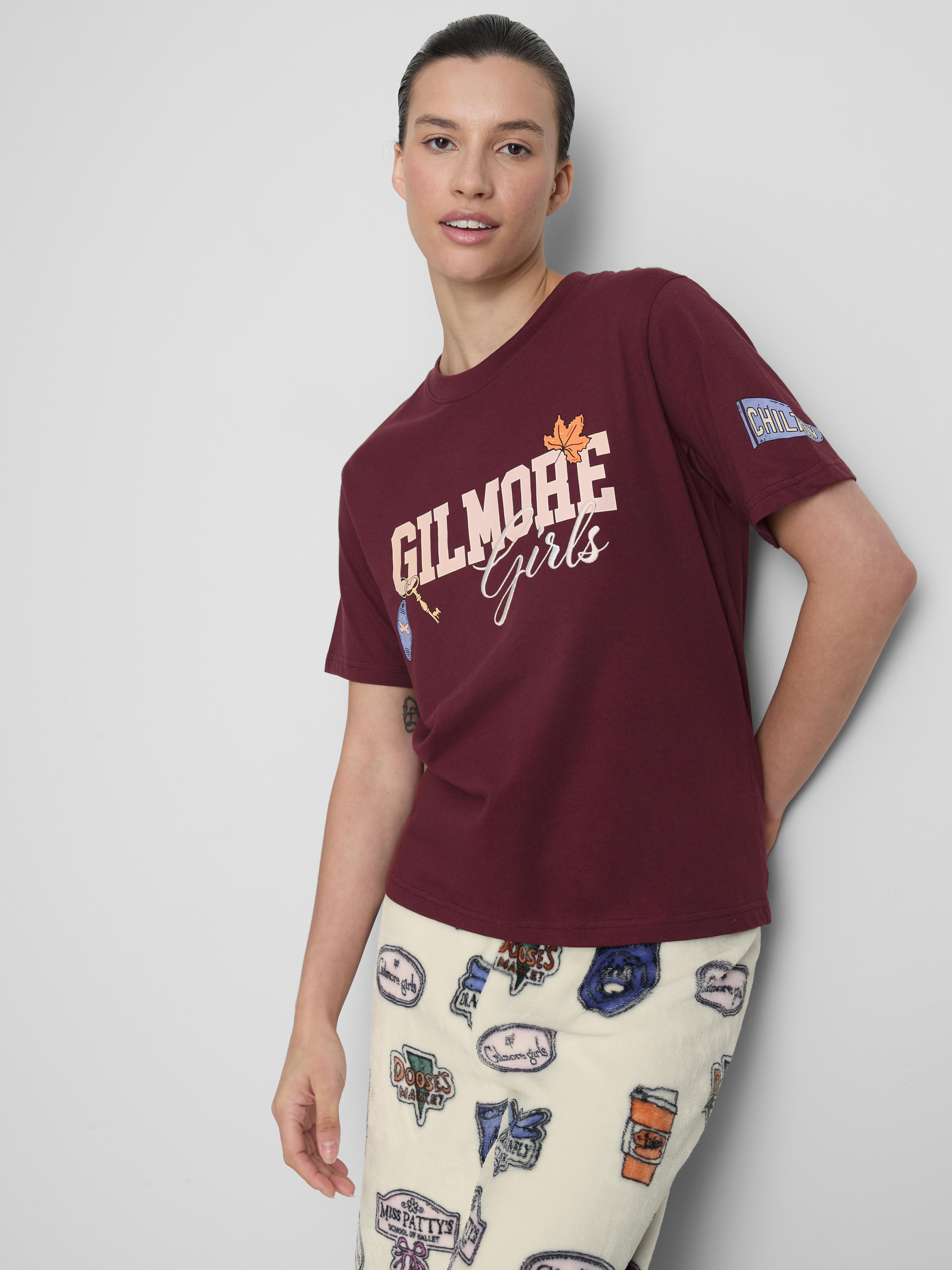 Gilmore Girls Pure Cotton Graphic Pajama Top