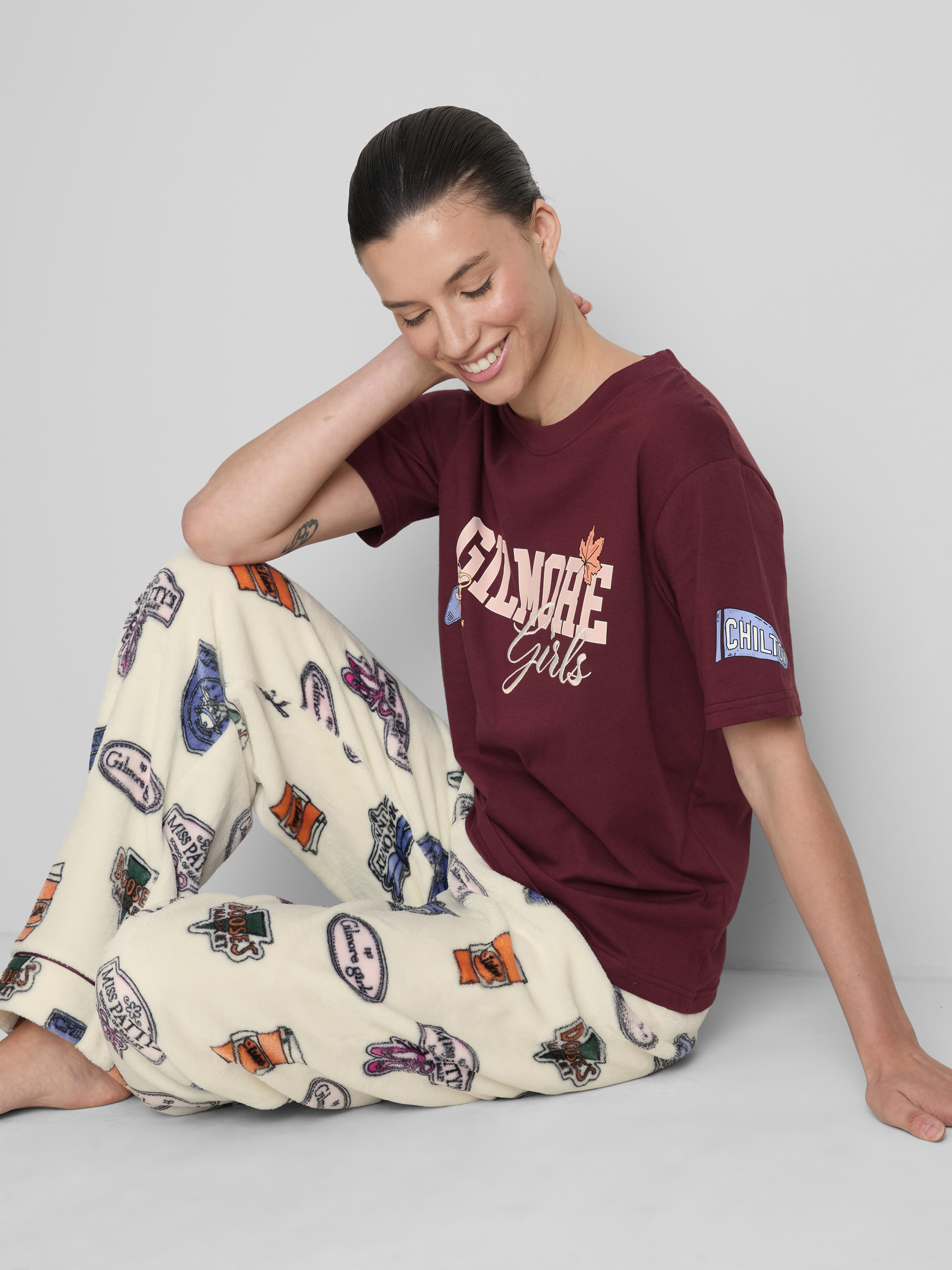 Gilmore Girls Pure Cotton Graphic Pajama Top
