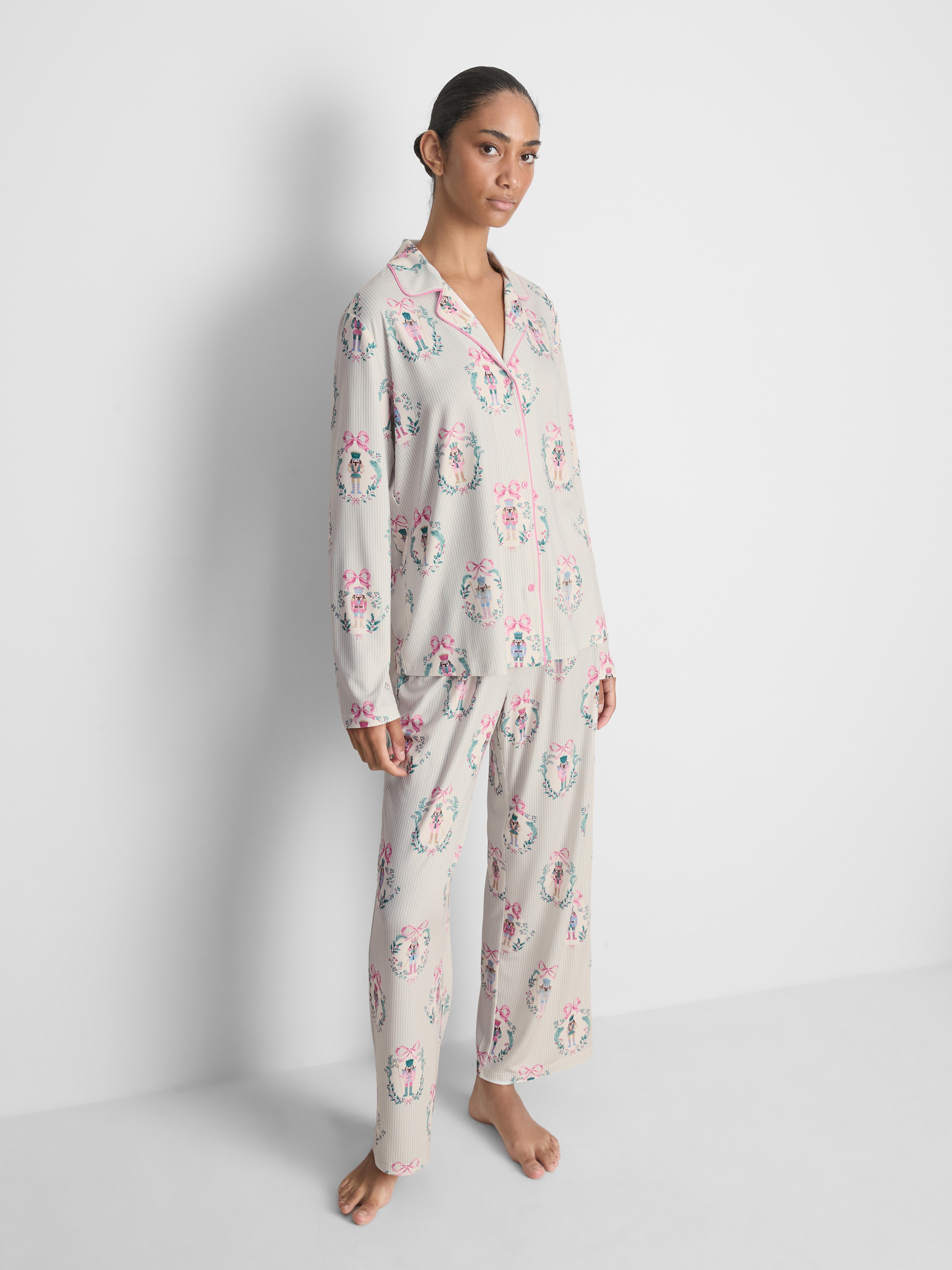 Women's Nutcracker Christmas Twinning Boyfriend Pyjamas