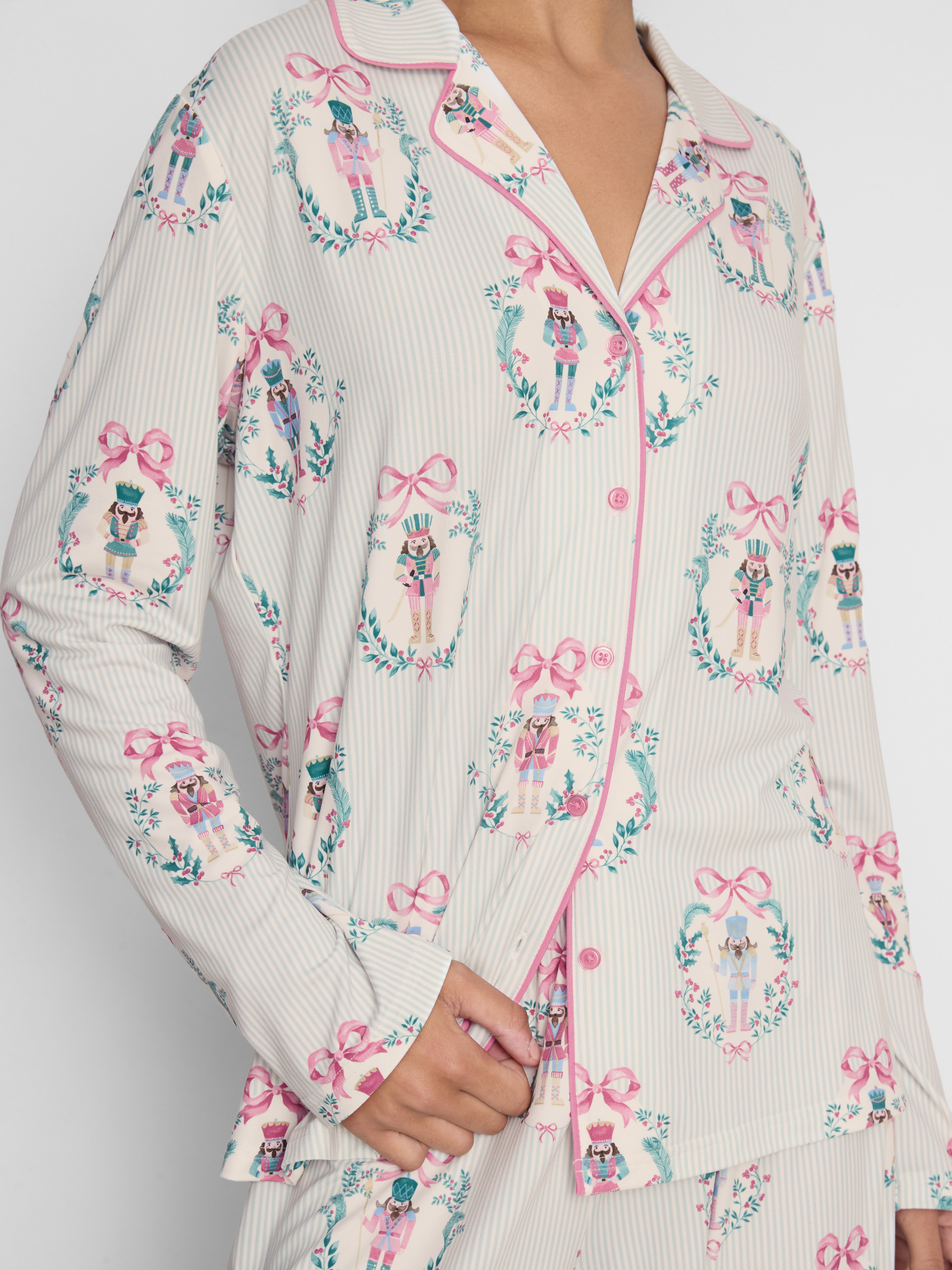 Women's Nutcracker Christmas Twinning Boyfriend Pyjamas