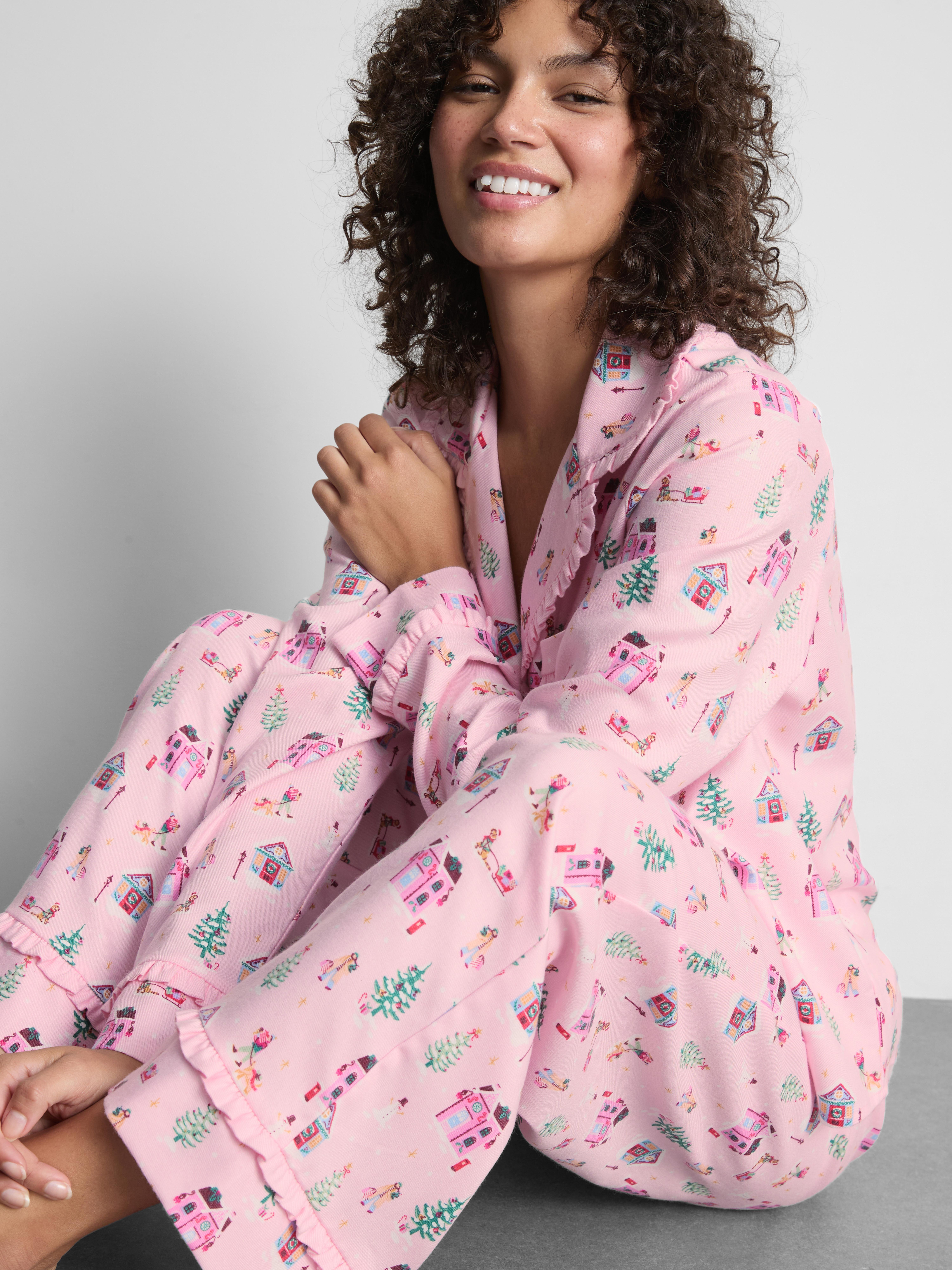 Love To Lounge Christmas Frill Pajama Bottoms