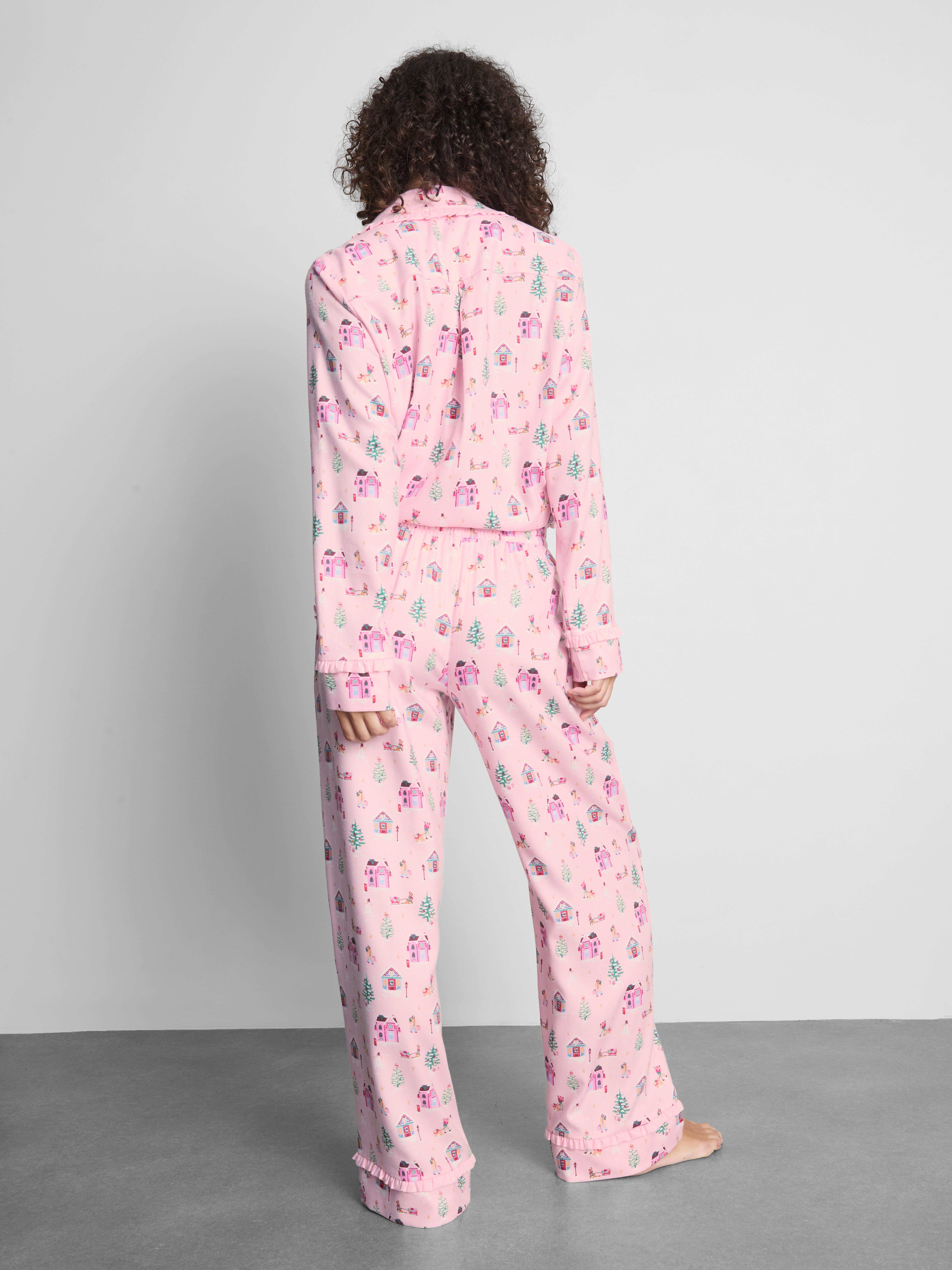 Love To Lounge Christmas Frill Pajama Bottoms