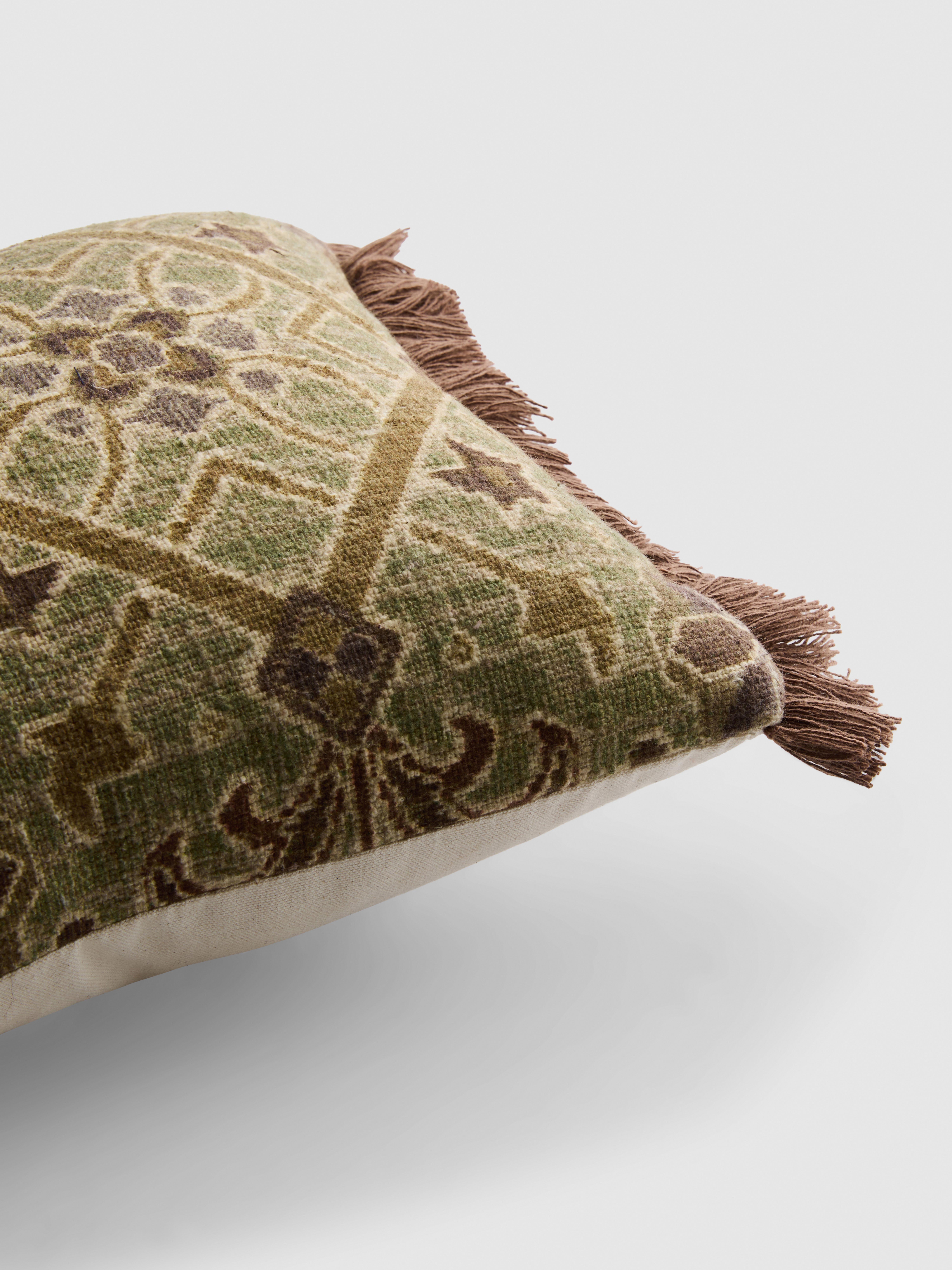 Tasseled Bolster Cushion