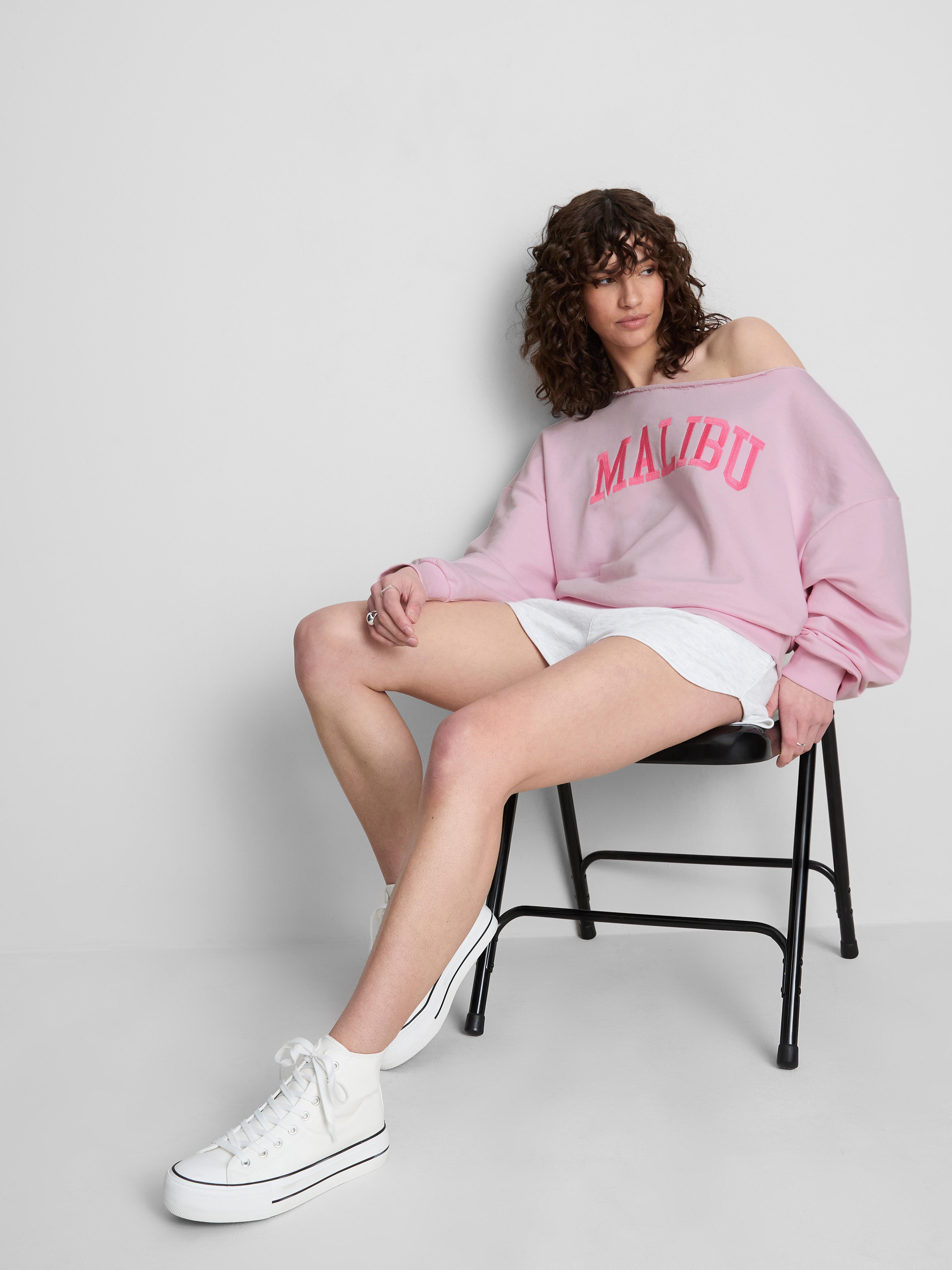 The Primark Scene | Slogan Off-Shoulder Sweatshirt
