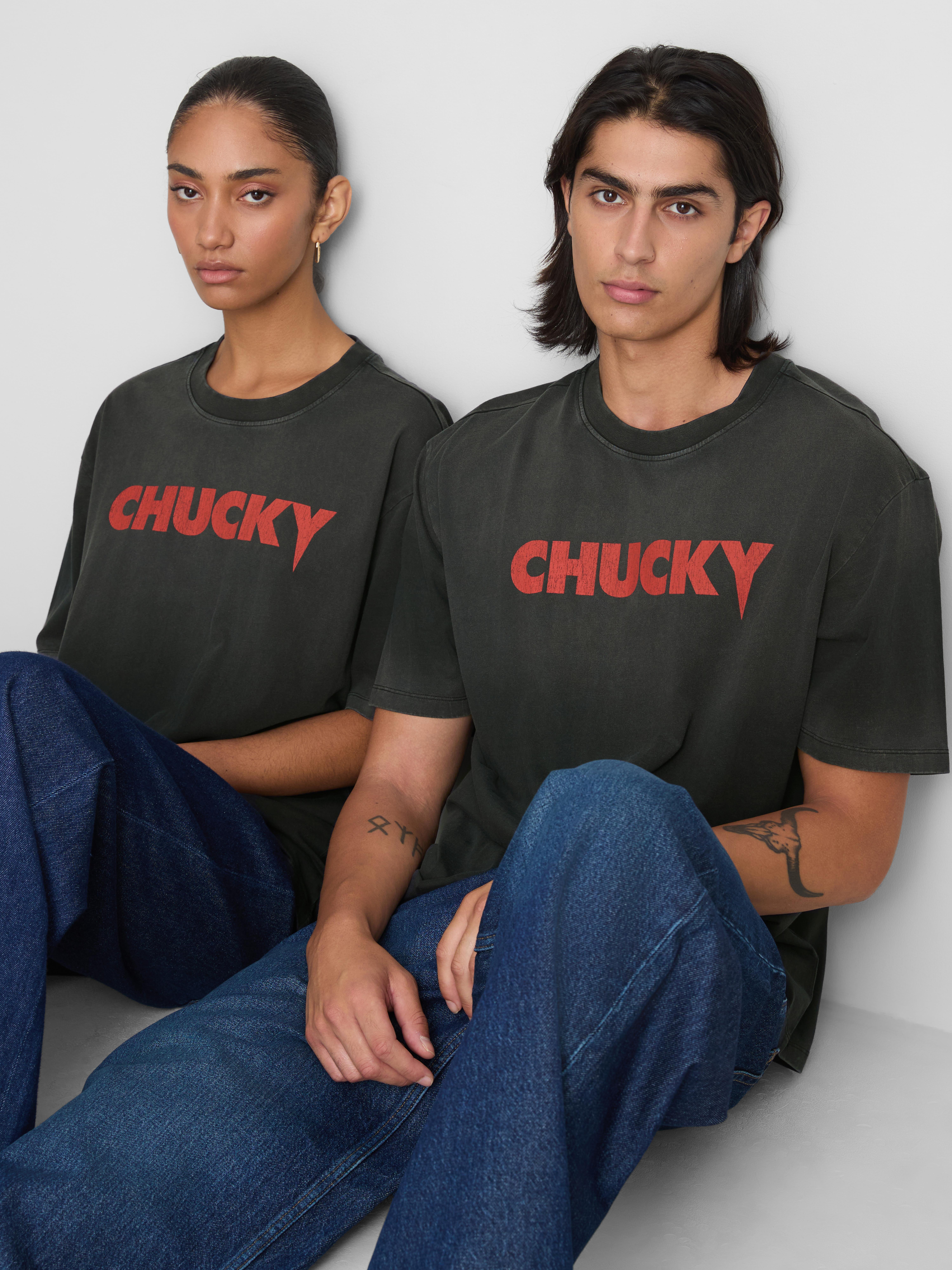 T-shirt z nadrukiem Chucky