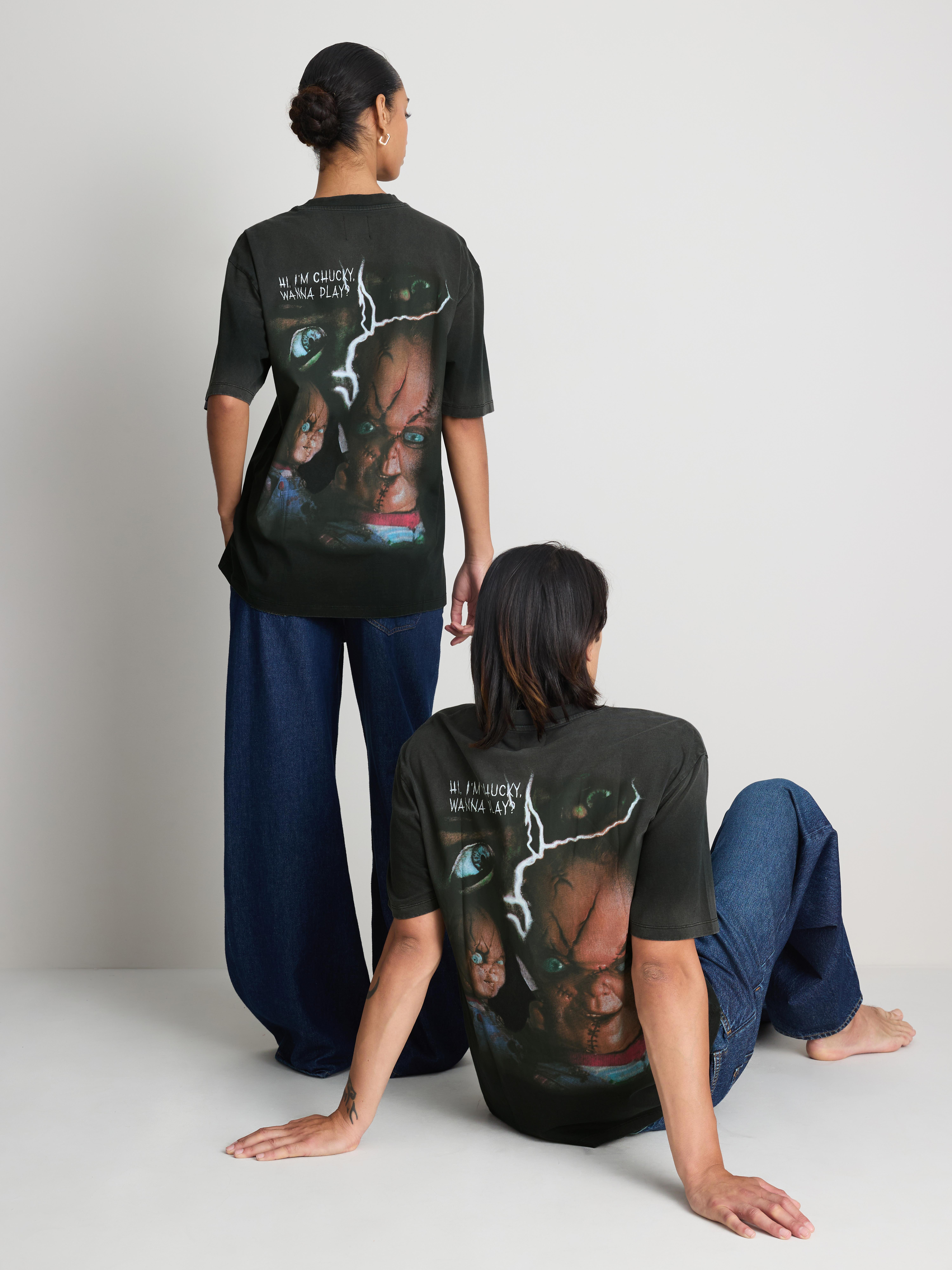 „Chucky“ T-Shirt mit Grafik