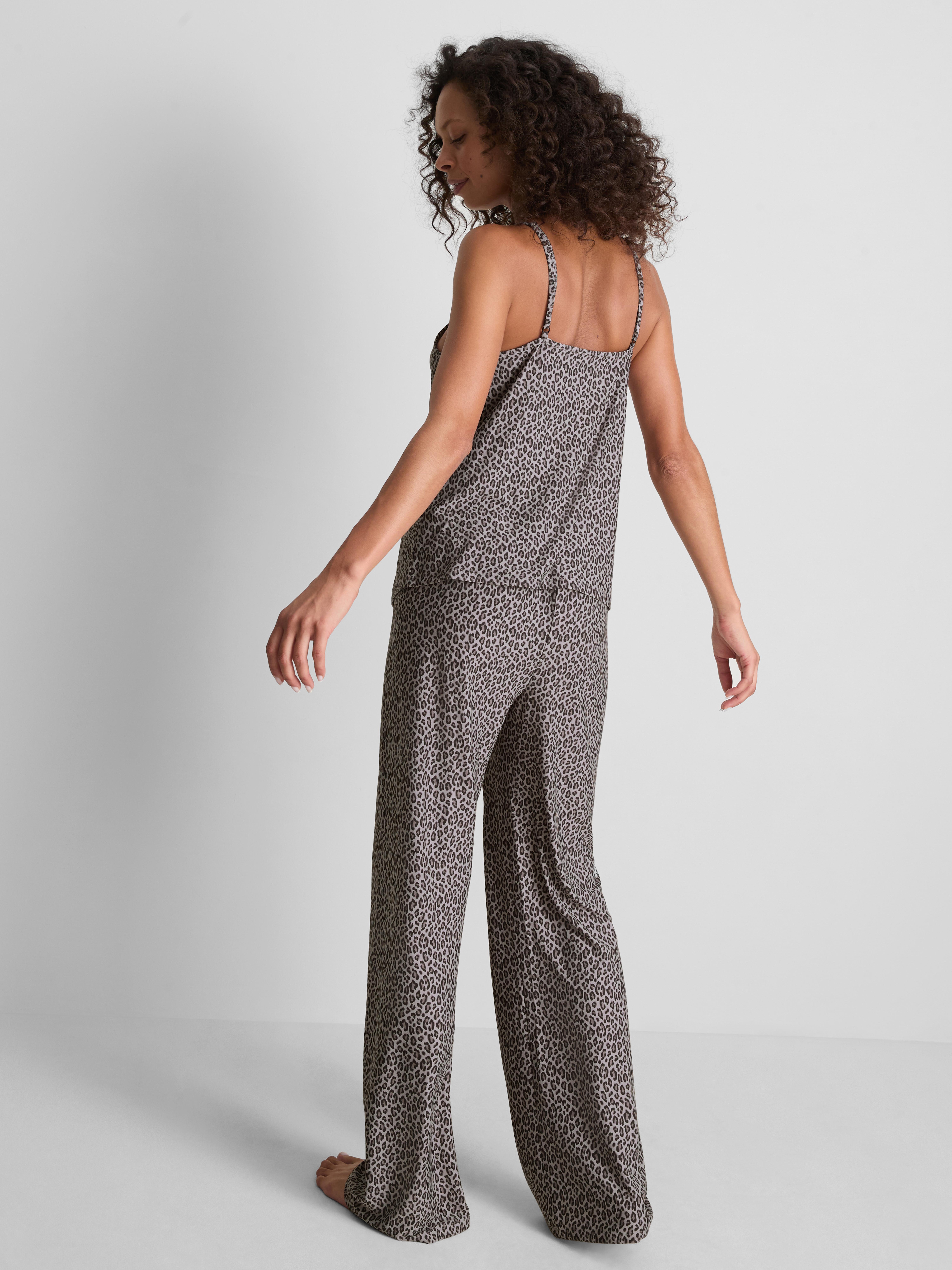 Pyjama's met luipaardprint en kanten hemdje - Veelkleurig - Dames | Primark