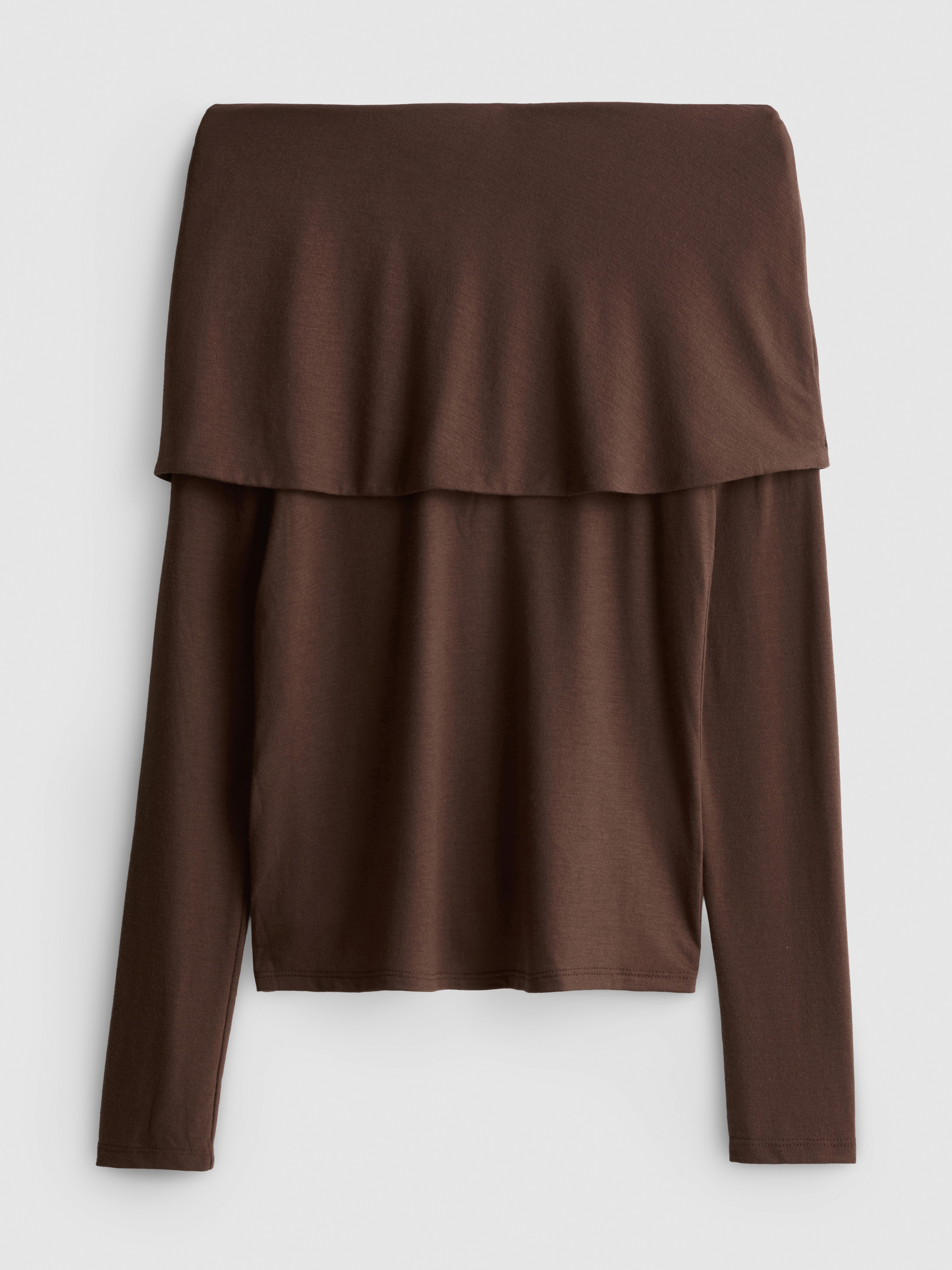Long Sleeve Bardot Top