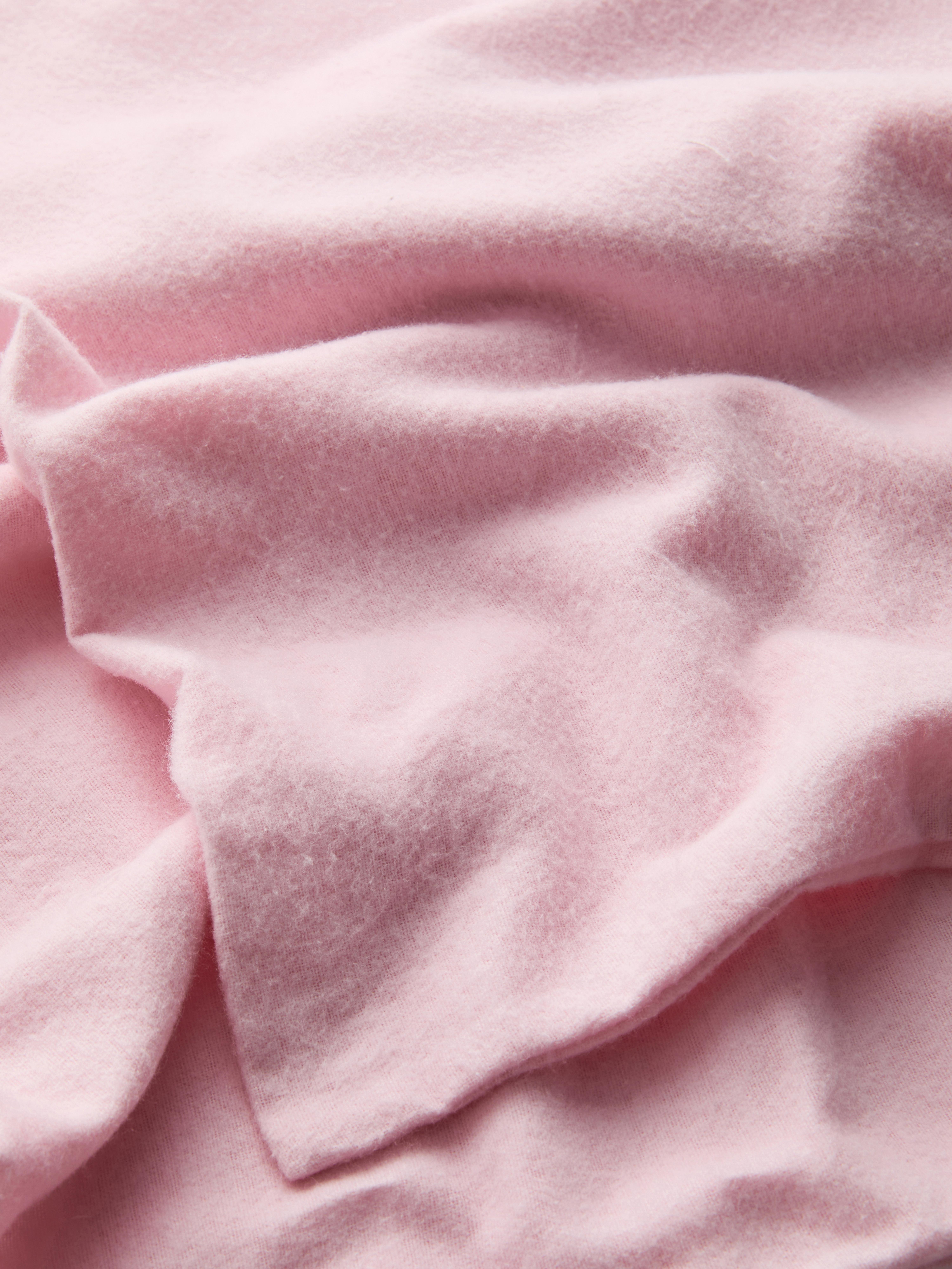 2pk Pure Cotton Brushed Pillowcases