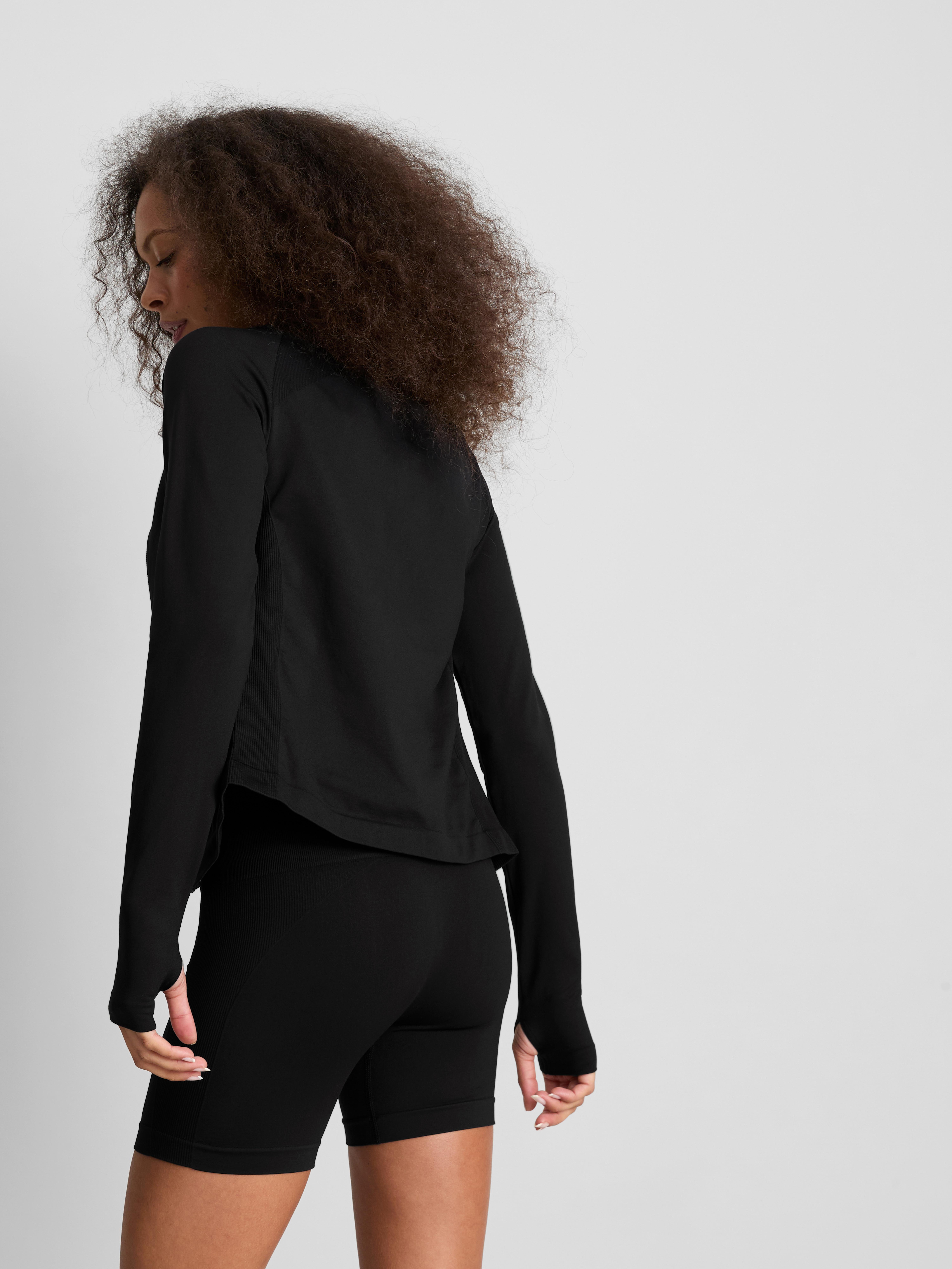 Seamless Zip Through Active Jacket