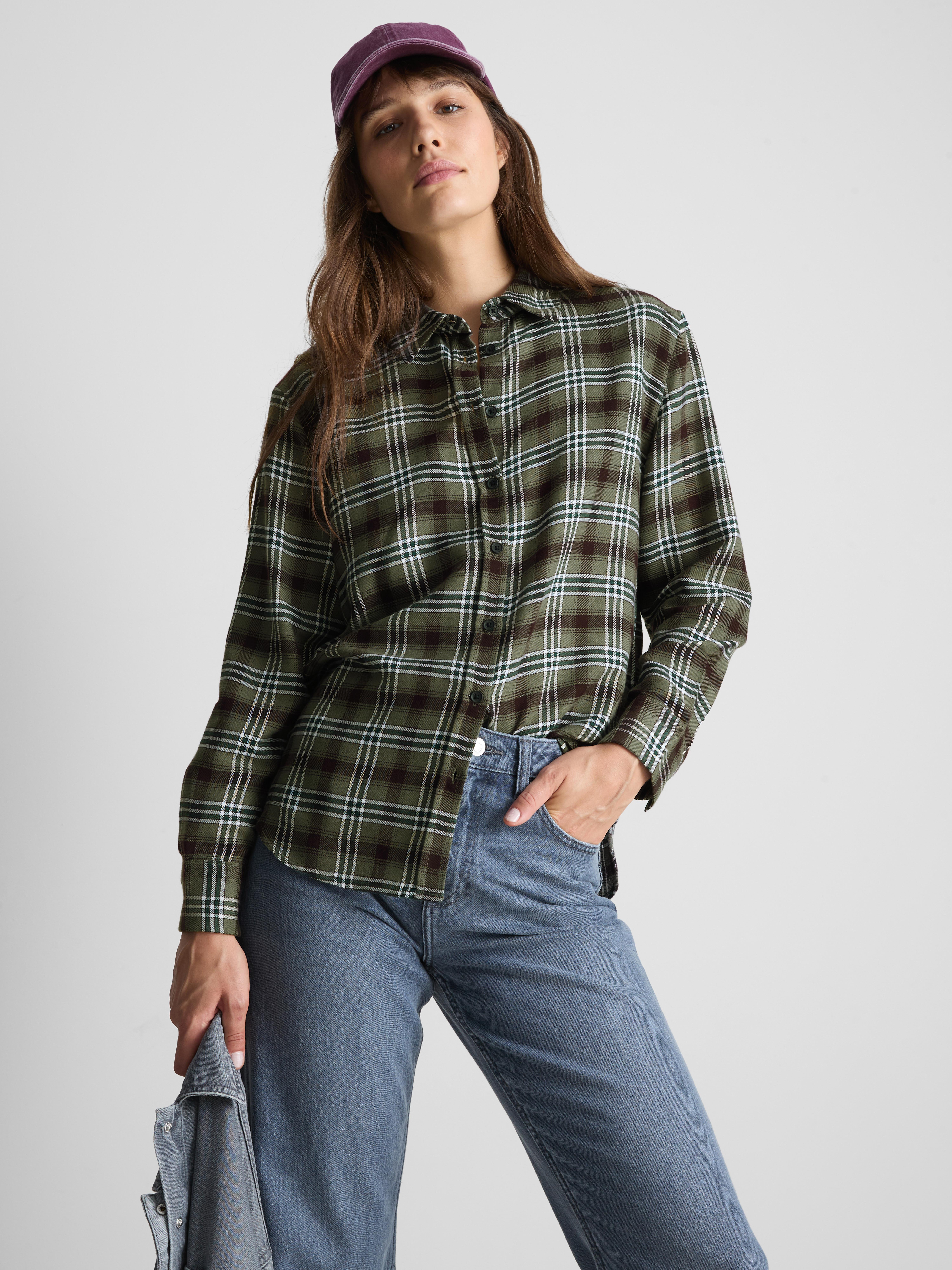 Paula Echevarría Classic Check Shirt