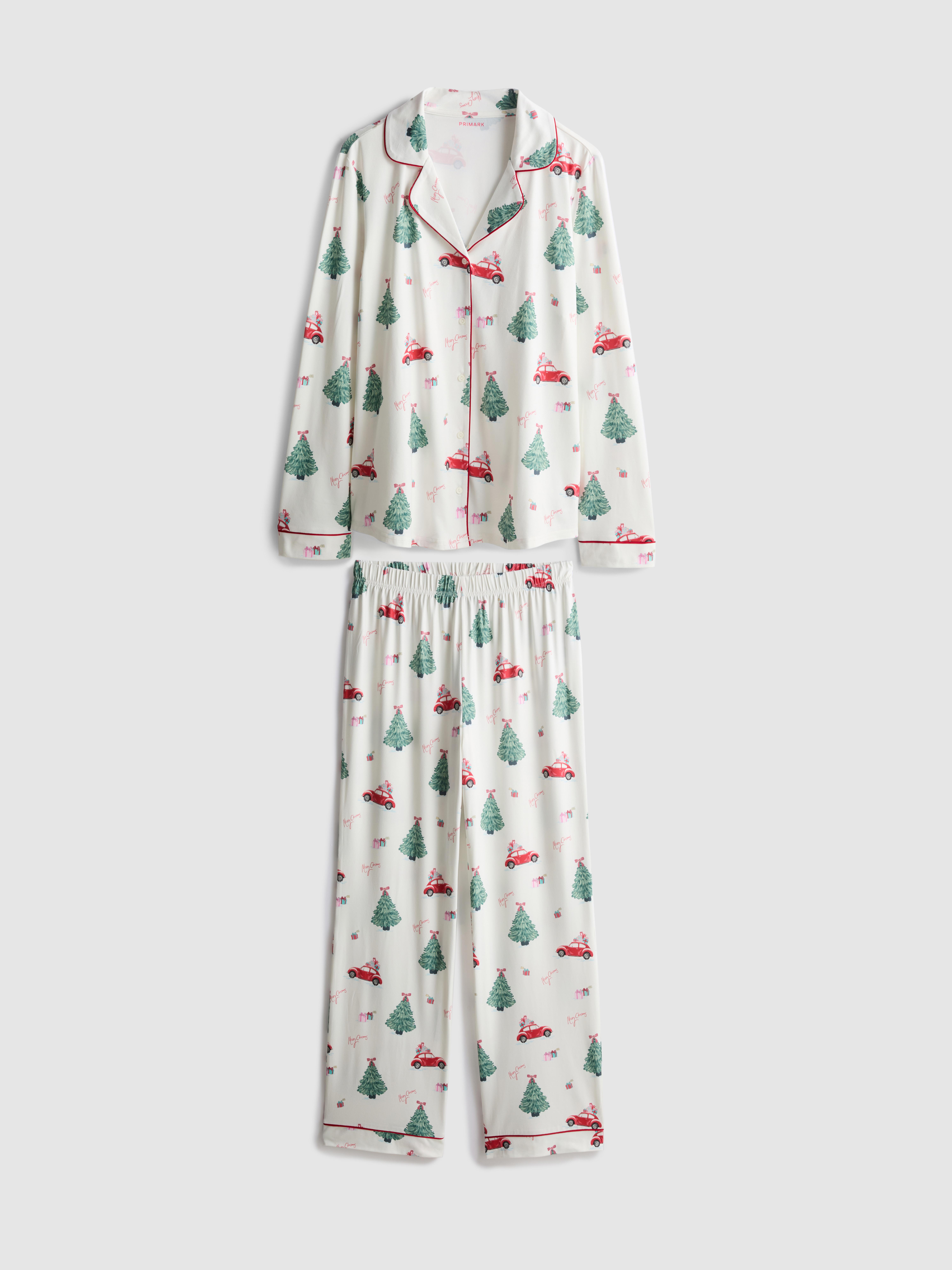 Christmas Printed Boyfriend Pajamas