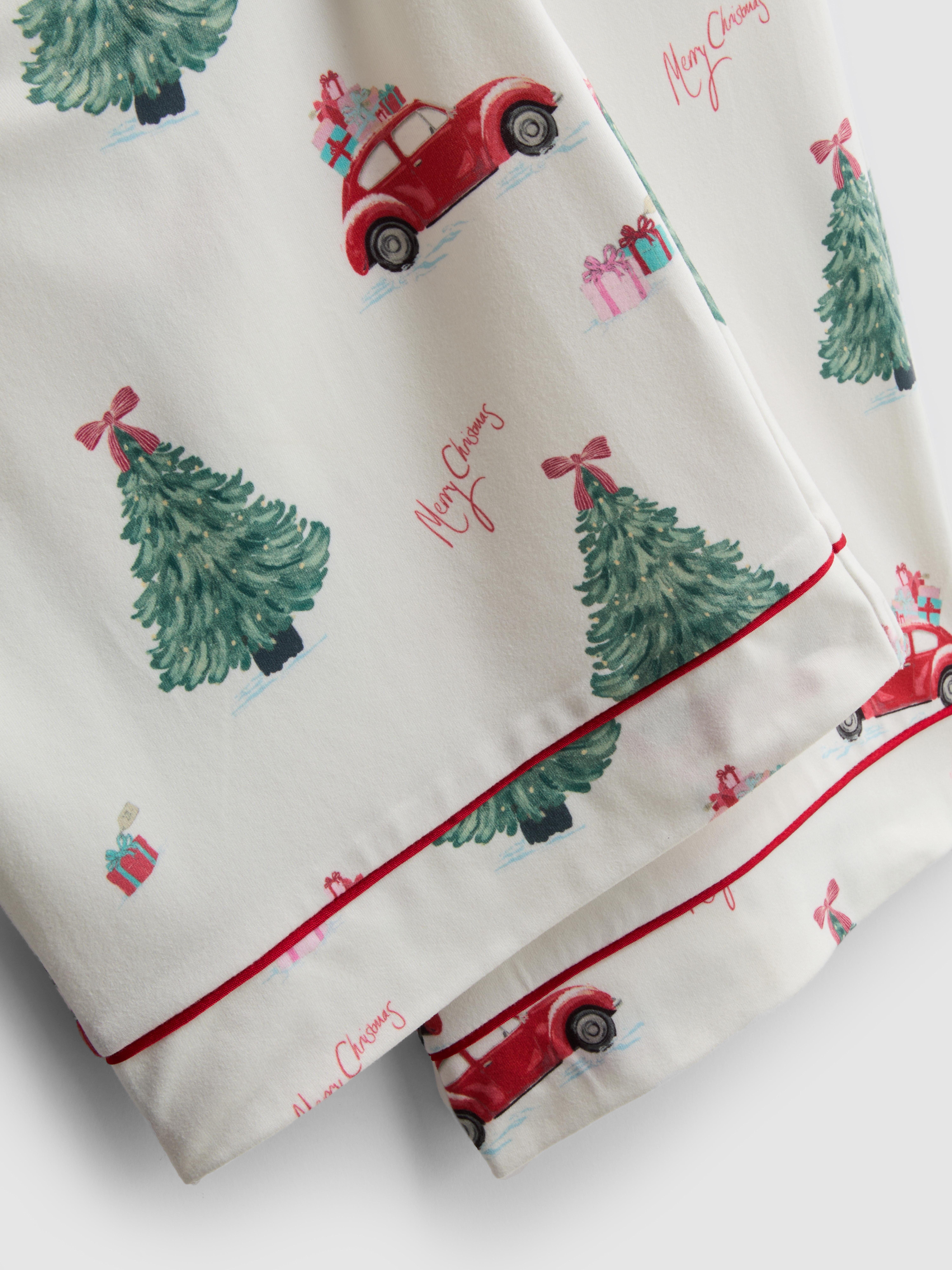 Christmas Printed Boyfriend Pajamas