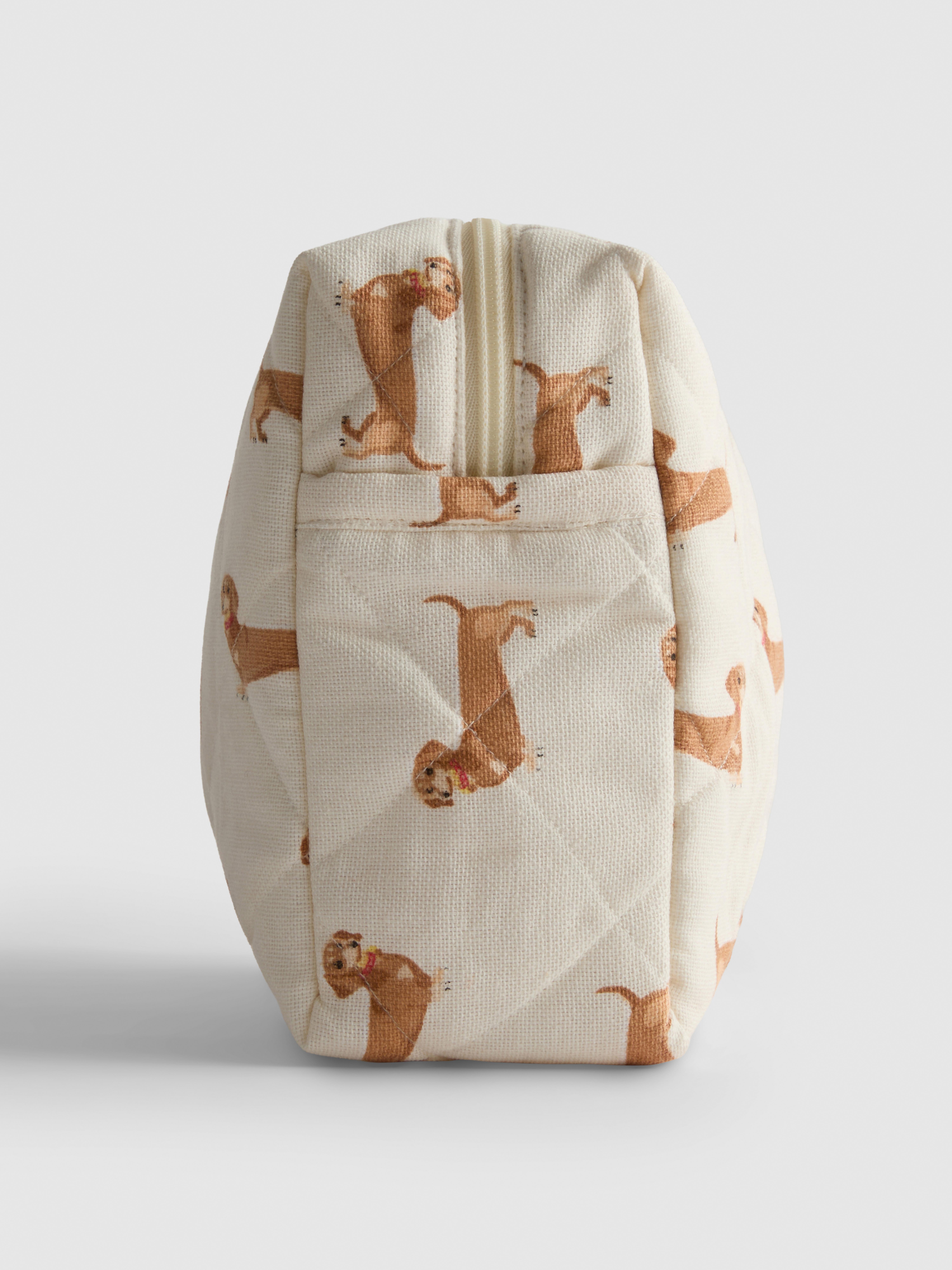 Dachshund Quilted Wash Bag
