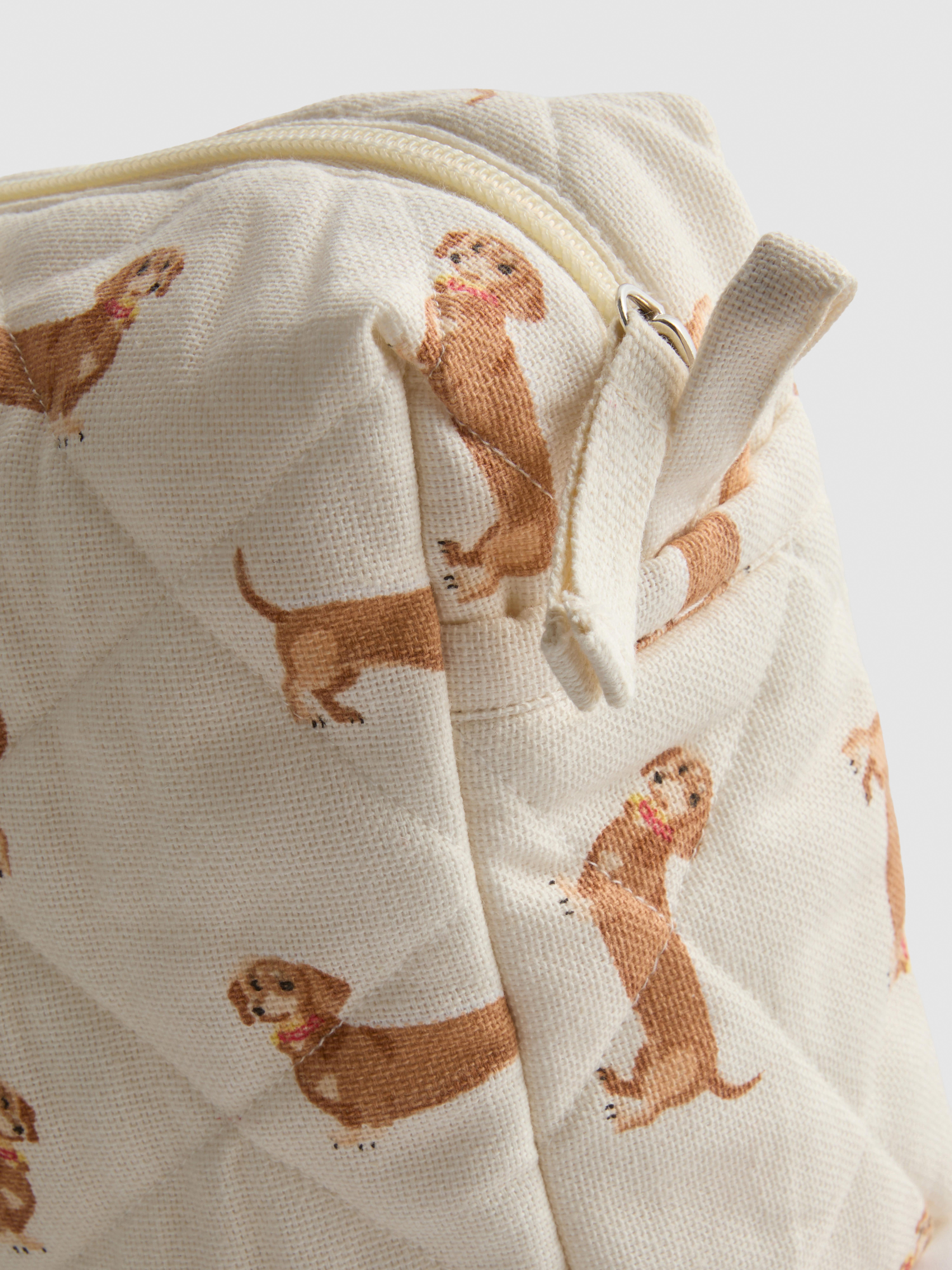 Dachshund Quilted Wash Bag