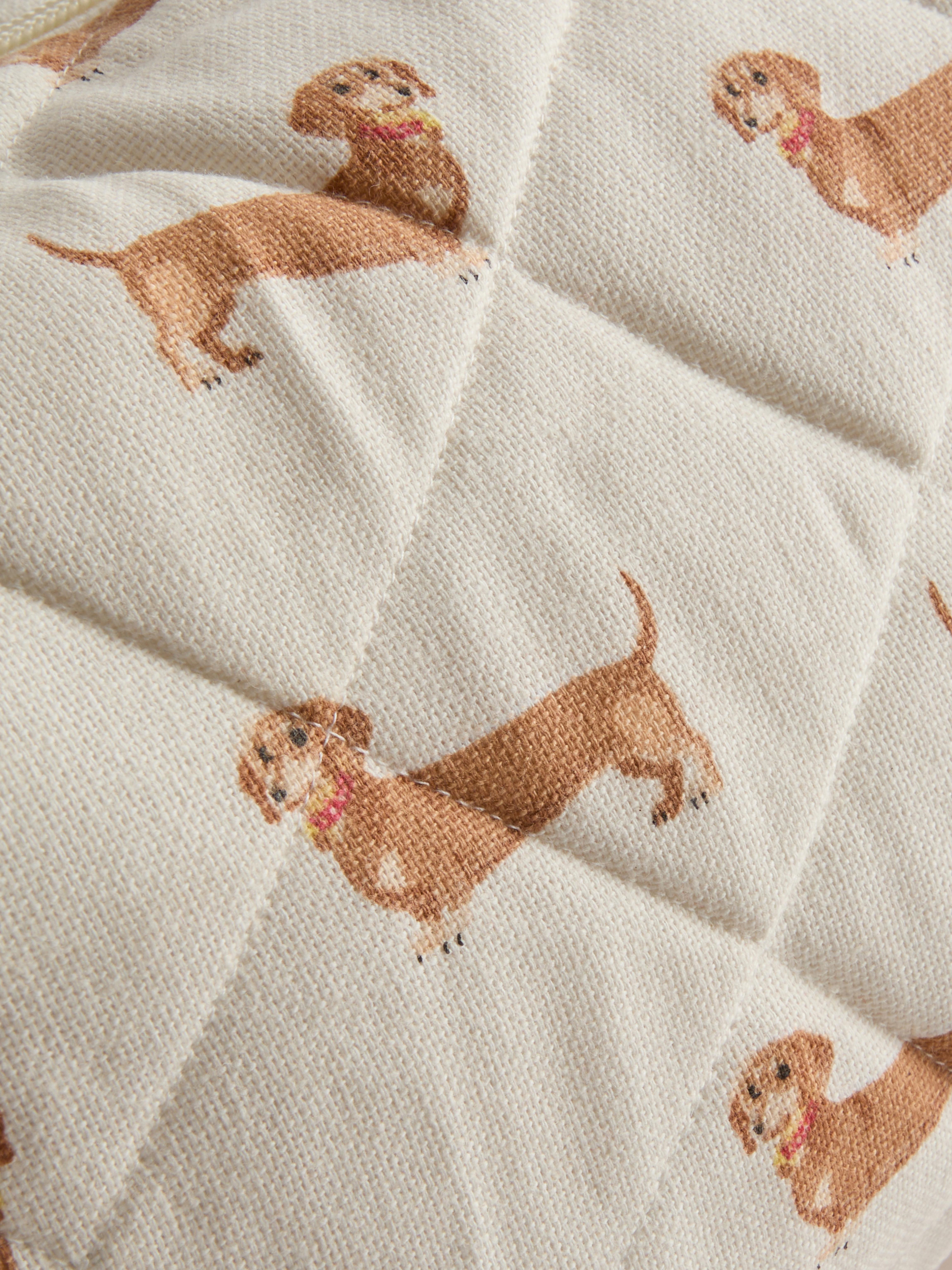 Dachshund Quilted Wash Bag