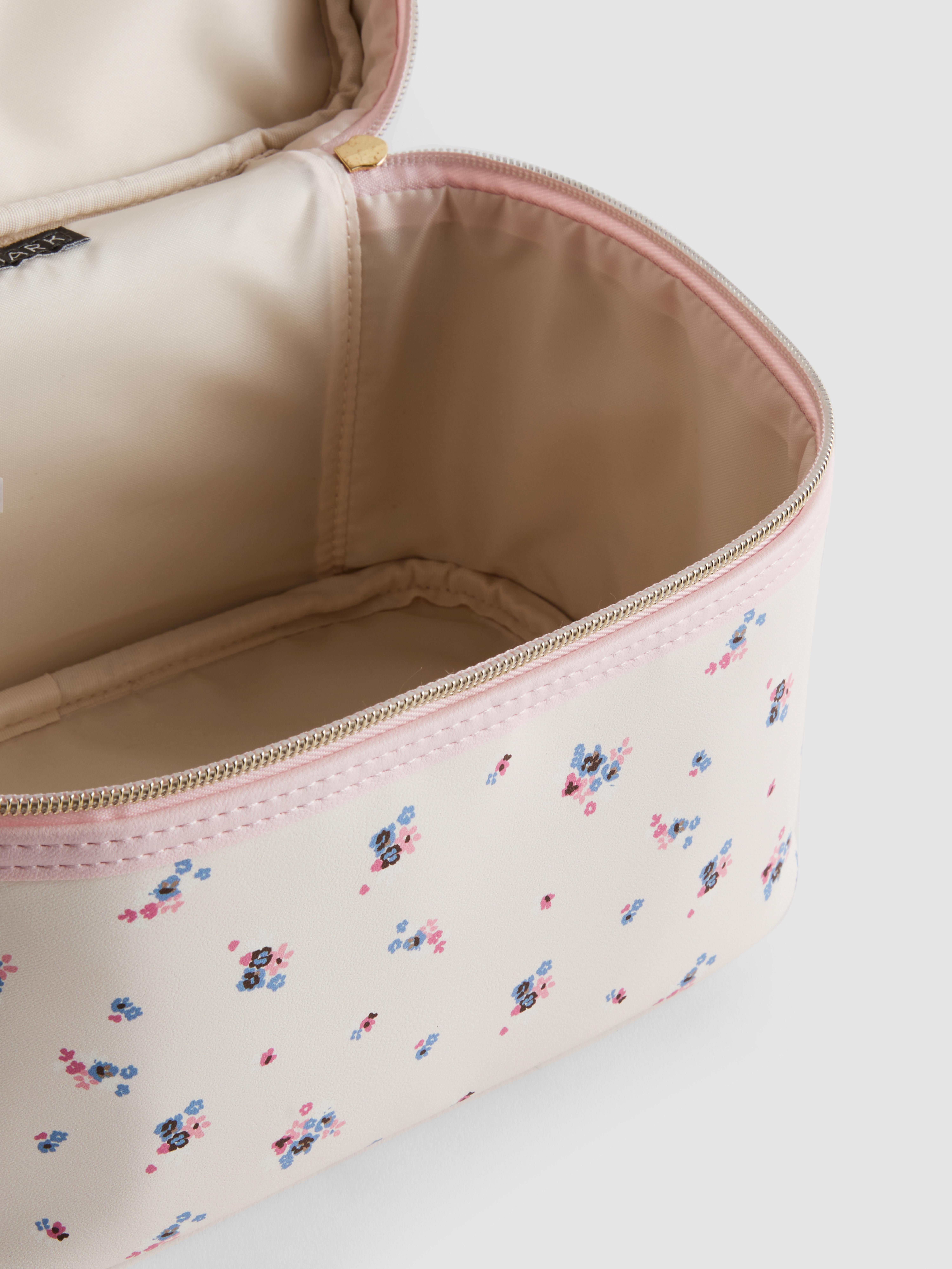 Ditsy Floral Faux Leather Vanity Case