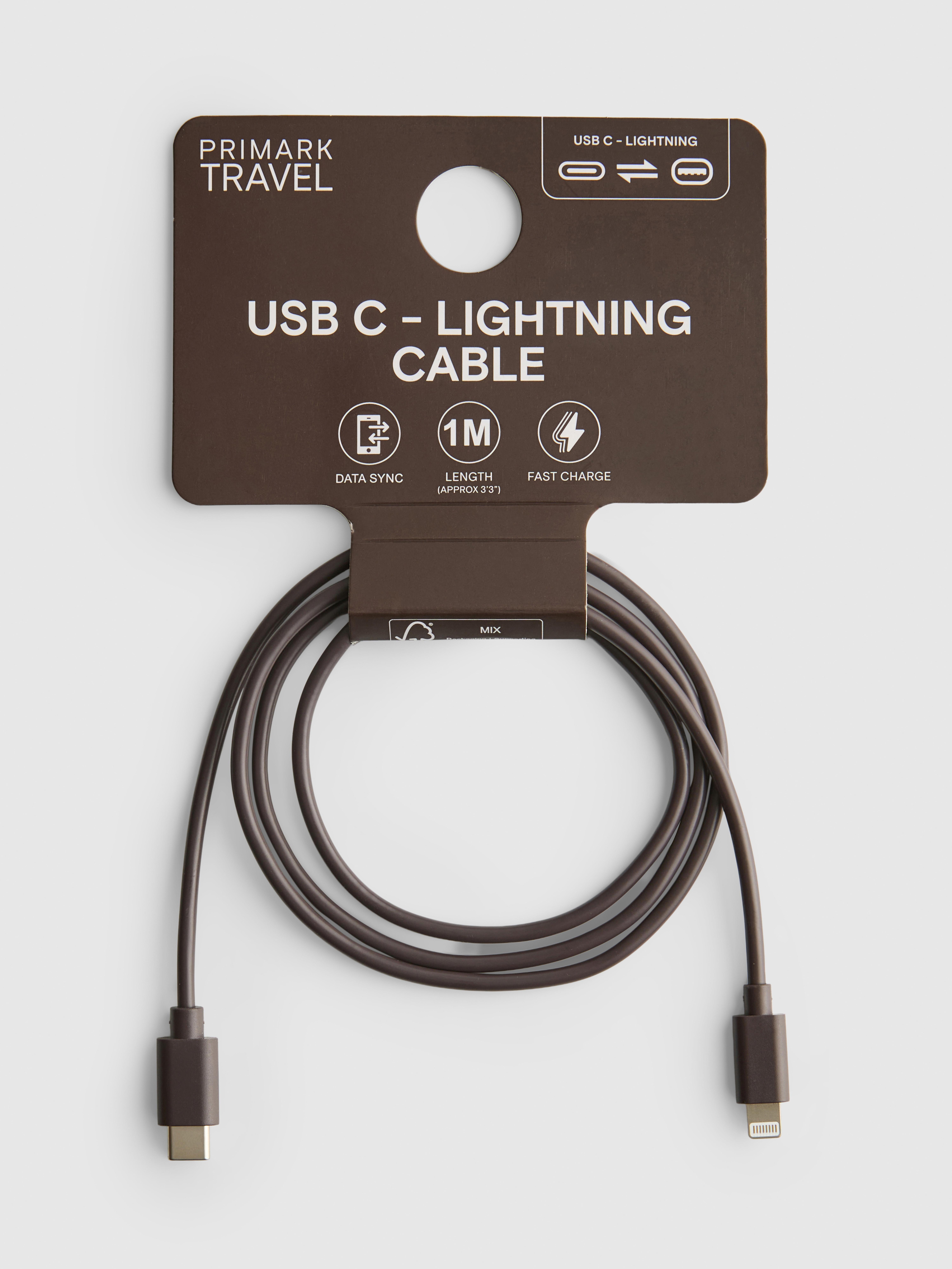 1m USB-C To Lightning Cable