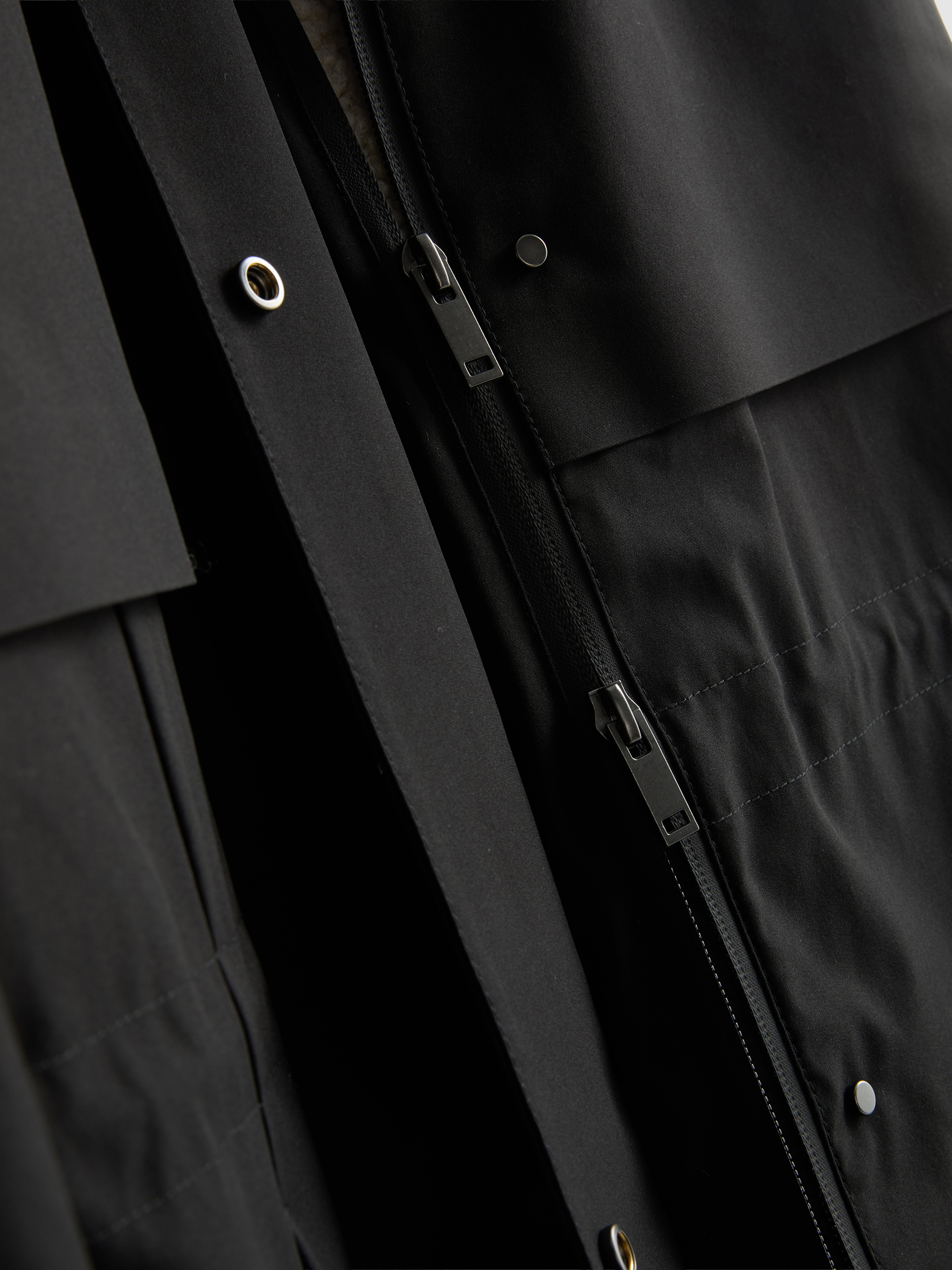 Longline Borg-Lined Raincoat