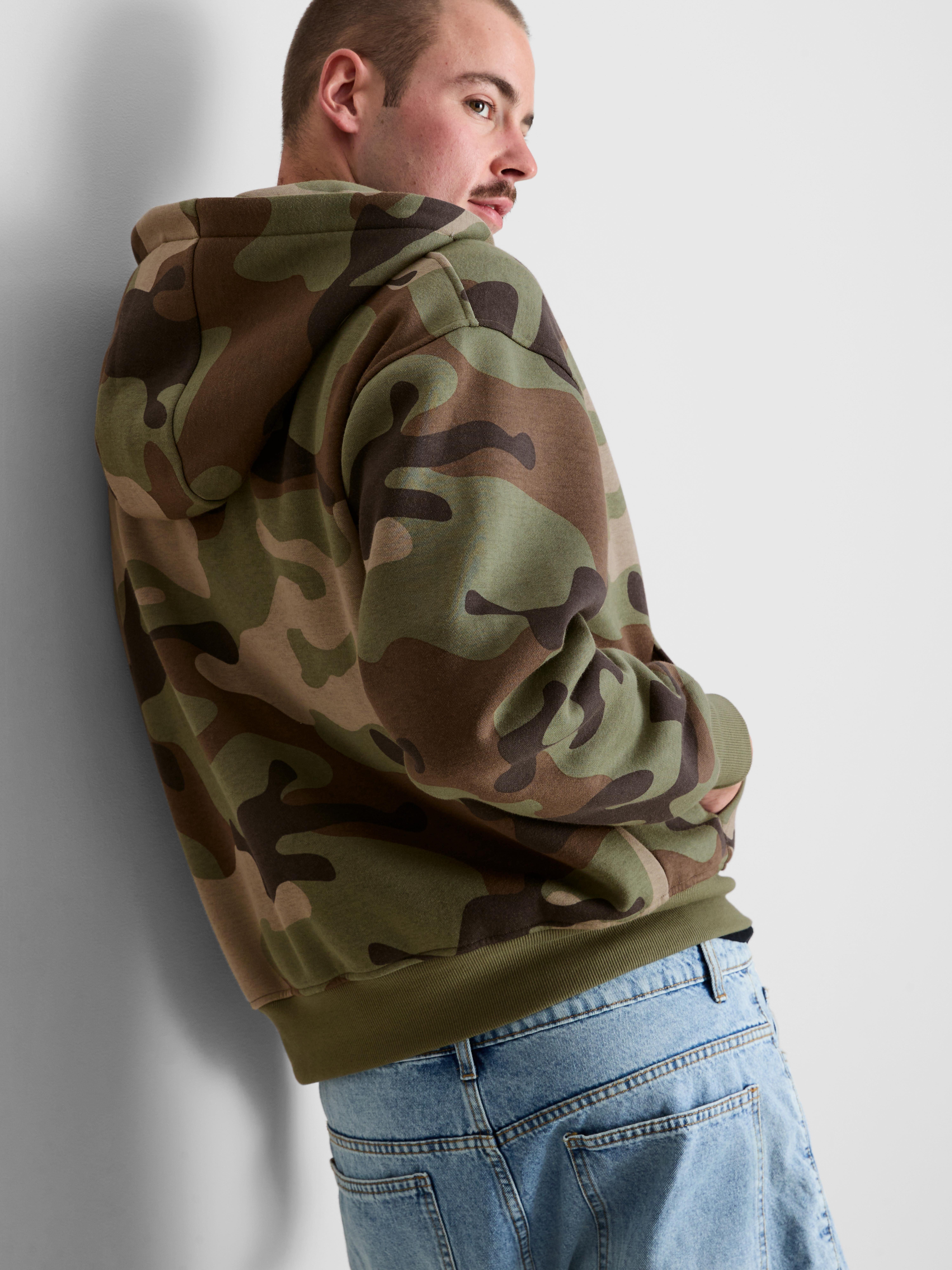 Camo Zip Hoodie