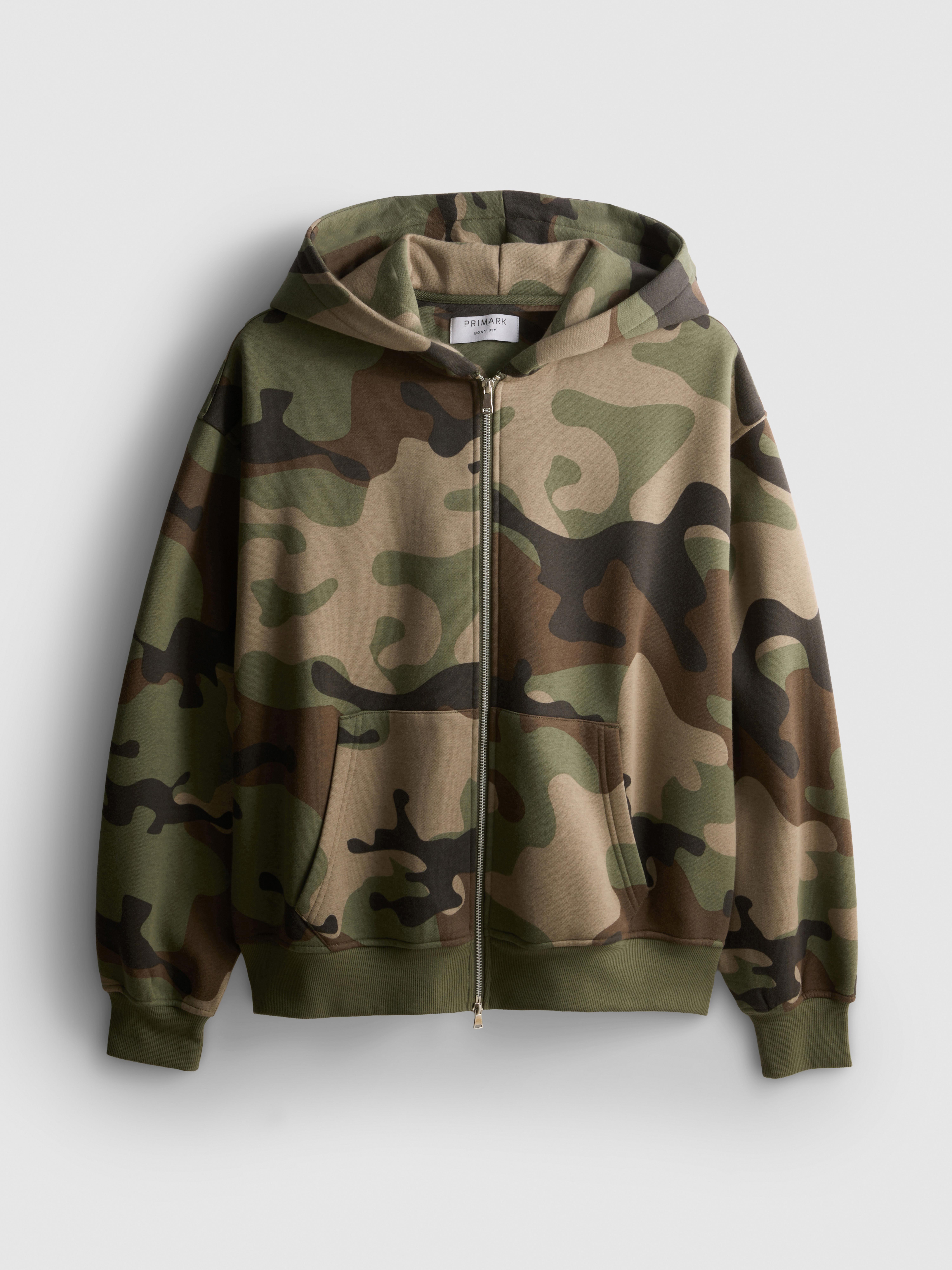 Camo Zip Hoodie